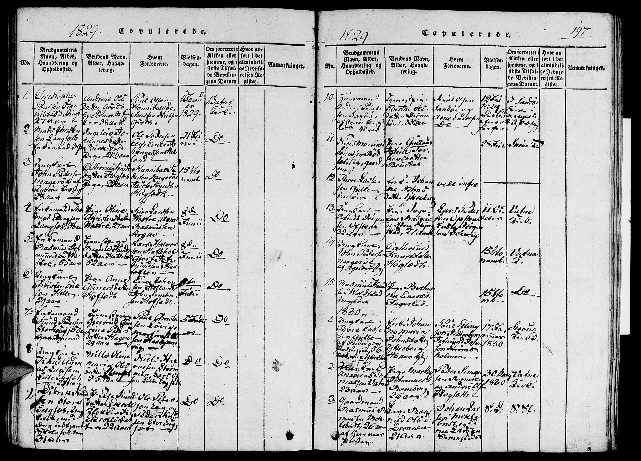 Ministerialprotokoller, klokkerbøker og fødselsregistre - Møre og Romsdal, AV/SAT-A-1454/524/L0351: Parish register (official) no. 524A03, 1816-1838, p. 197