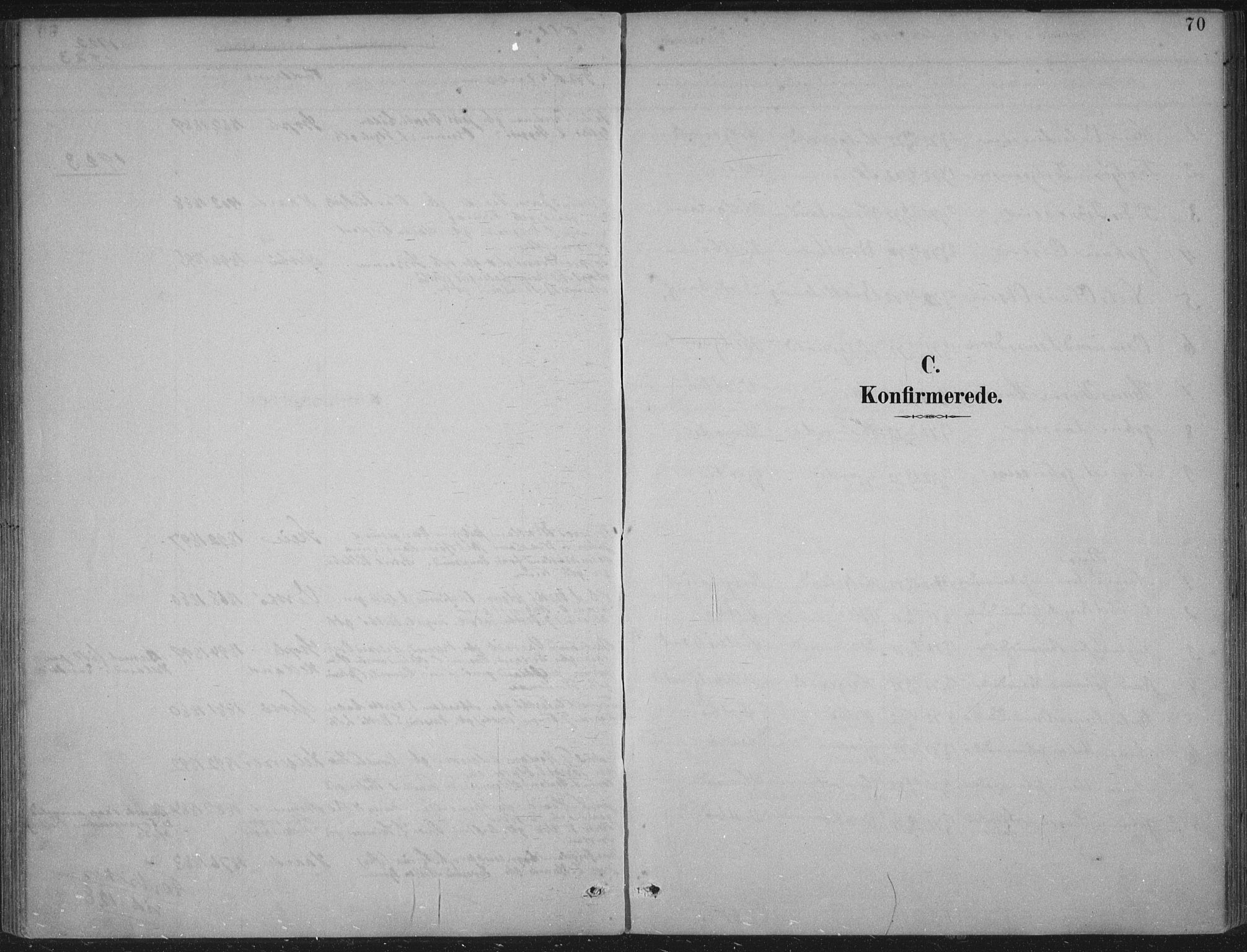 Vikedal sokneprestkontor, SAST/A-101840/01/IV: Parish register (official) no. A 11, 1884-1933, p. 70