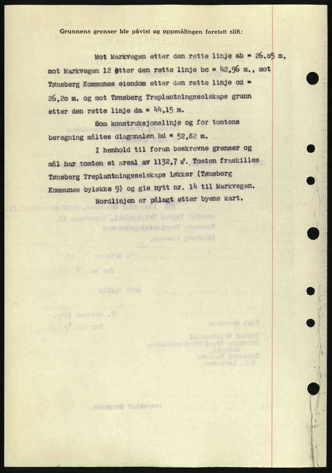 Tønsberg sorenskriveri, AV/SAKO-A-130/G/Ga/Gaa/L0014: Mortgage book no. A14, 1943-1944, Diary no: : 2707/1943