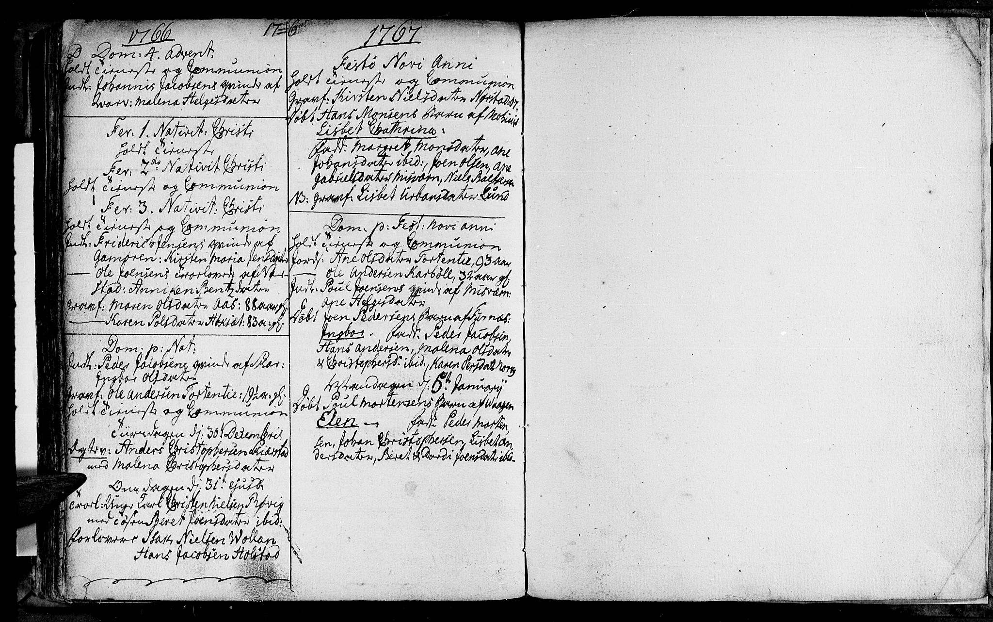 Ministerialprotokoller, klokkerbøker og fødselsregistre - Nordland, SAT/A-1459/852/L0734: Parish register (official) no. 852A04, 1747-1767