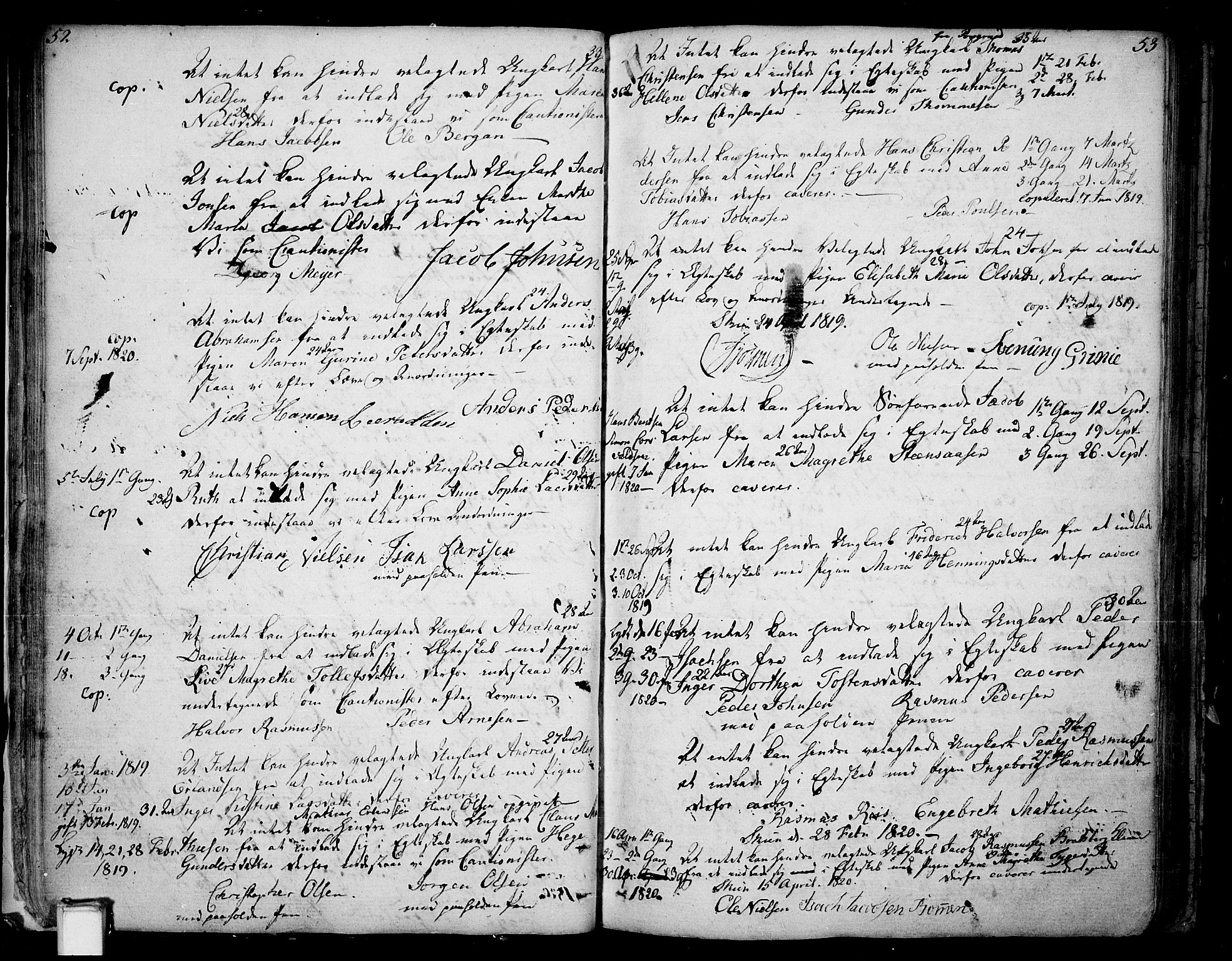 Skien kirkebøker, SAKO/A-302/F/Fa/L0004: Parish register (official) no. 4, 1792-1814, p. 52-53