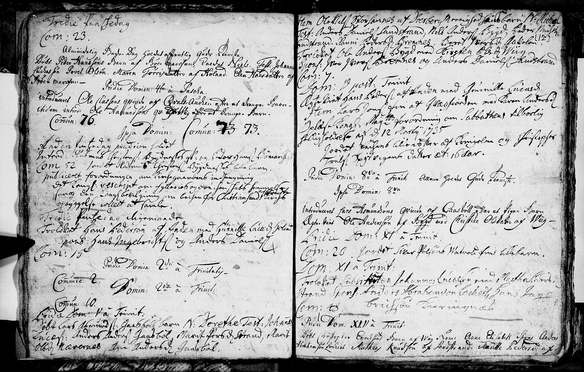 Ministerialprotokoller, klokkerbøker og fødselsregistre - Nordland, SAT/A-1459/895/L1366: Parish register (official) no. 895A01, 1730-1794, p. 12