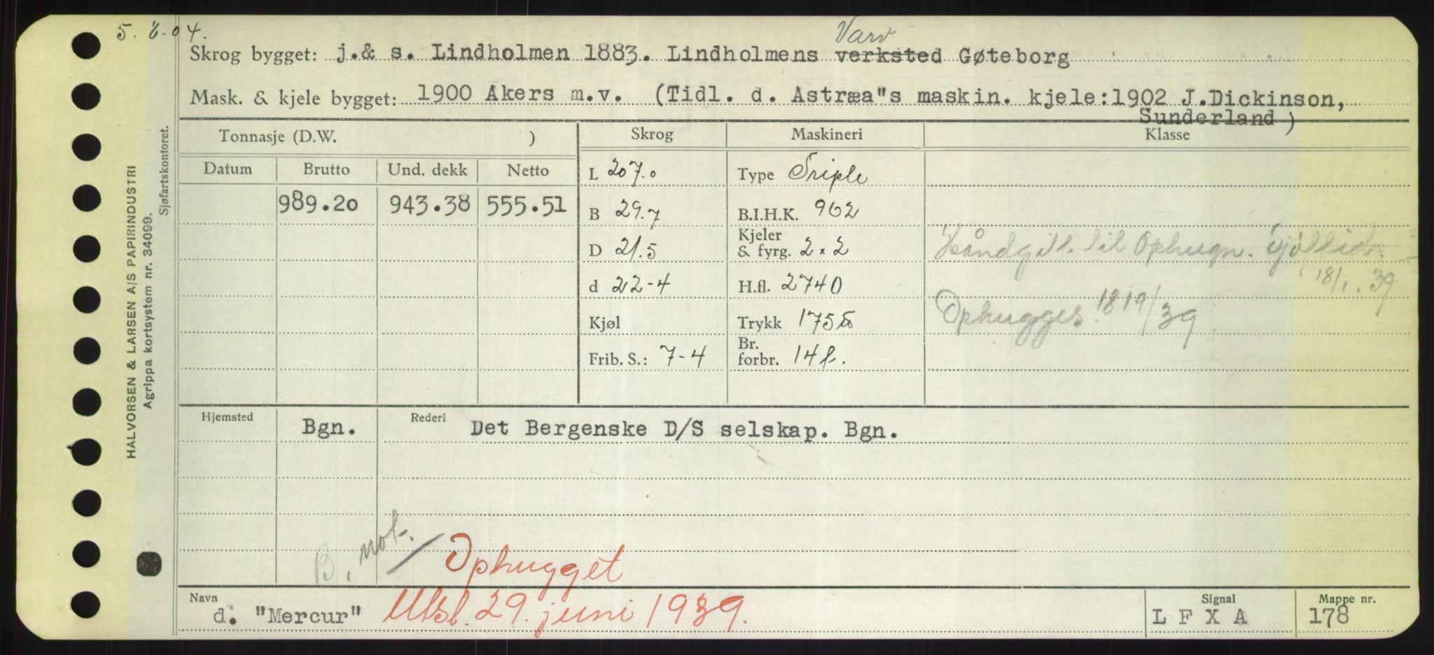 Sjøfartsdirektoratet med forløpere, Skipsmålingen, RA/S-1627/H/Hd/L0024: Fartøy, M-Mim, p. 513