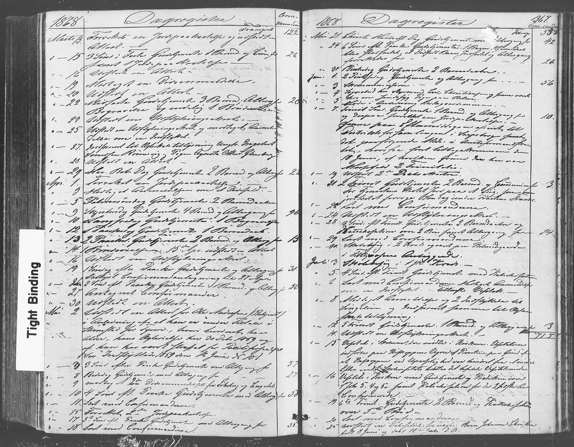 Hvaler prestekontor Kirkebøker, SAO/A-2001/F/Fa/L0007: Parish register (official) no. I 7, 1864-1878, p. 367
