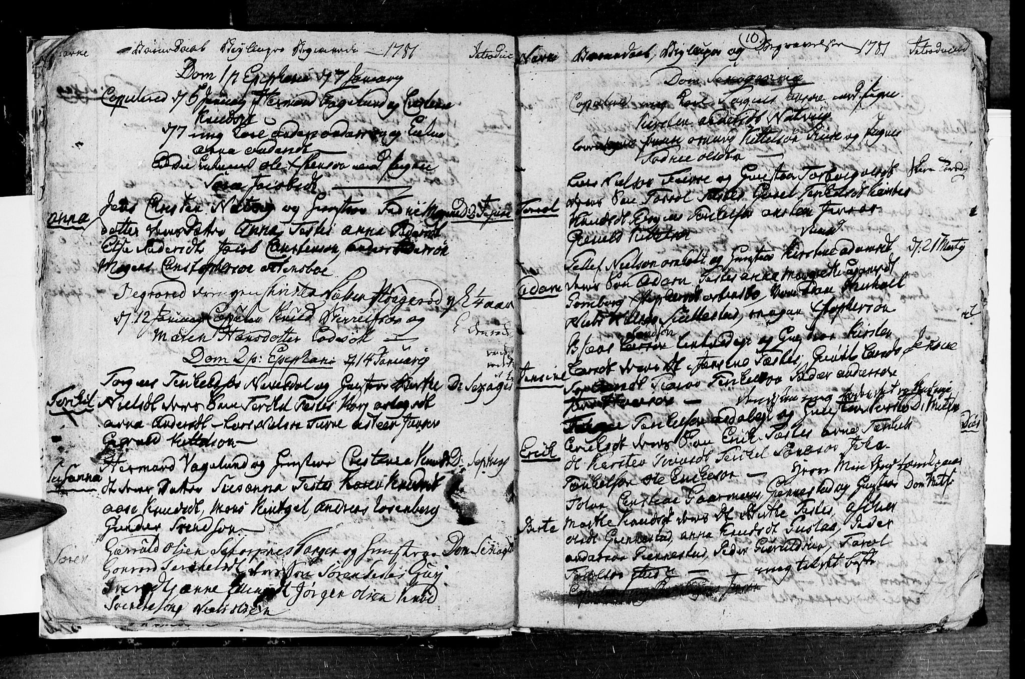Øyestad sokneprestkontor, SAK/1111-0049/F/Fb/L0001: Parish register (copy) no. B 1, 1780-1794, p. 10