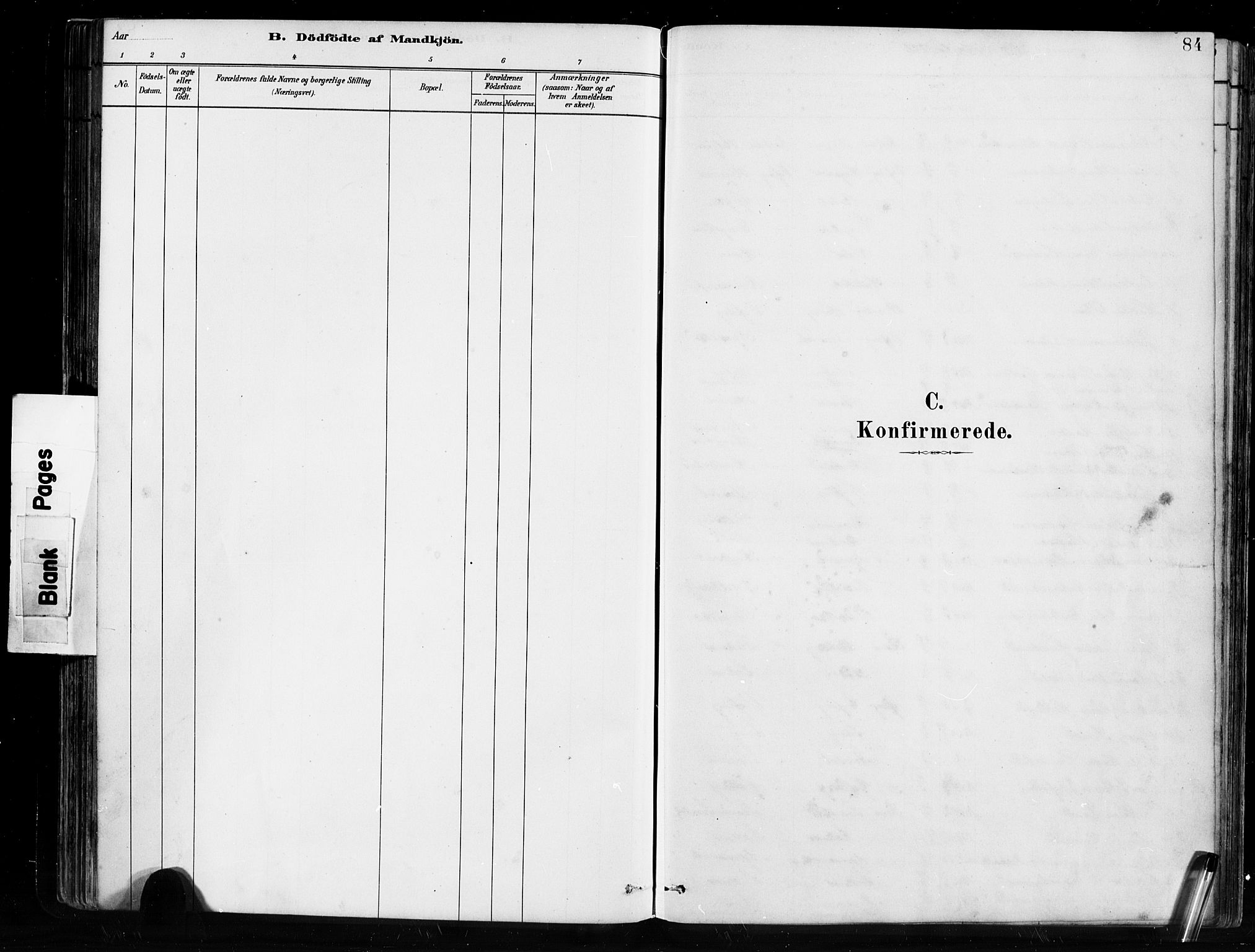 Førde sokneprestembete, SAB/A-79901/H/Hab/Habe/L0001: Parish register (copy) no. E 1, 1881-1920, p. 84