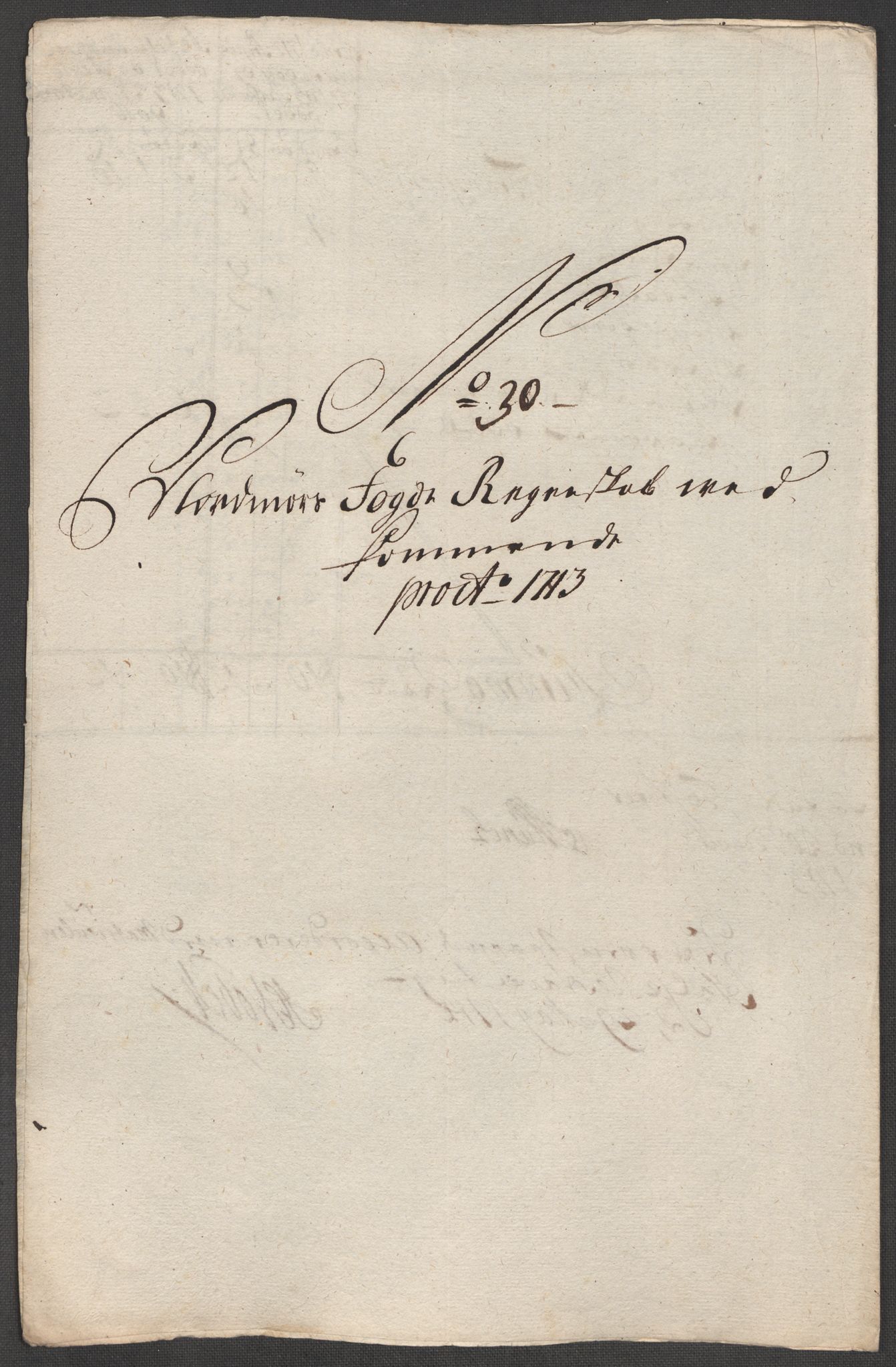 Rentekammeret inntil 1814, Reviderte regnskaper, Fogderegnskap, RA/EA-4092/R56/L3747: Fogderegnskap Nordmøre, 1713, p. 191