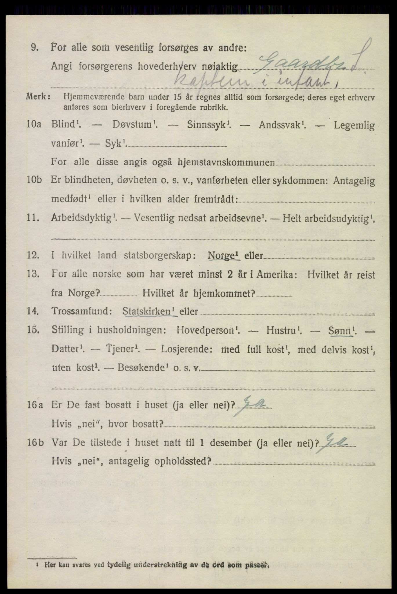 SAH, 1920 census for Stange, 1920, p. 13488