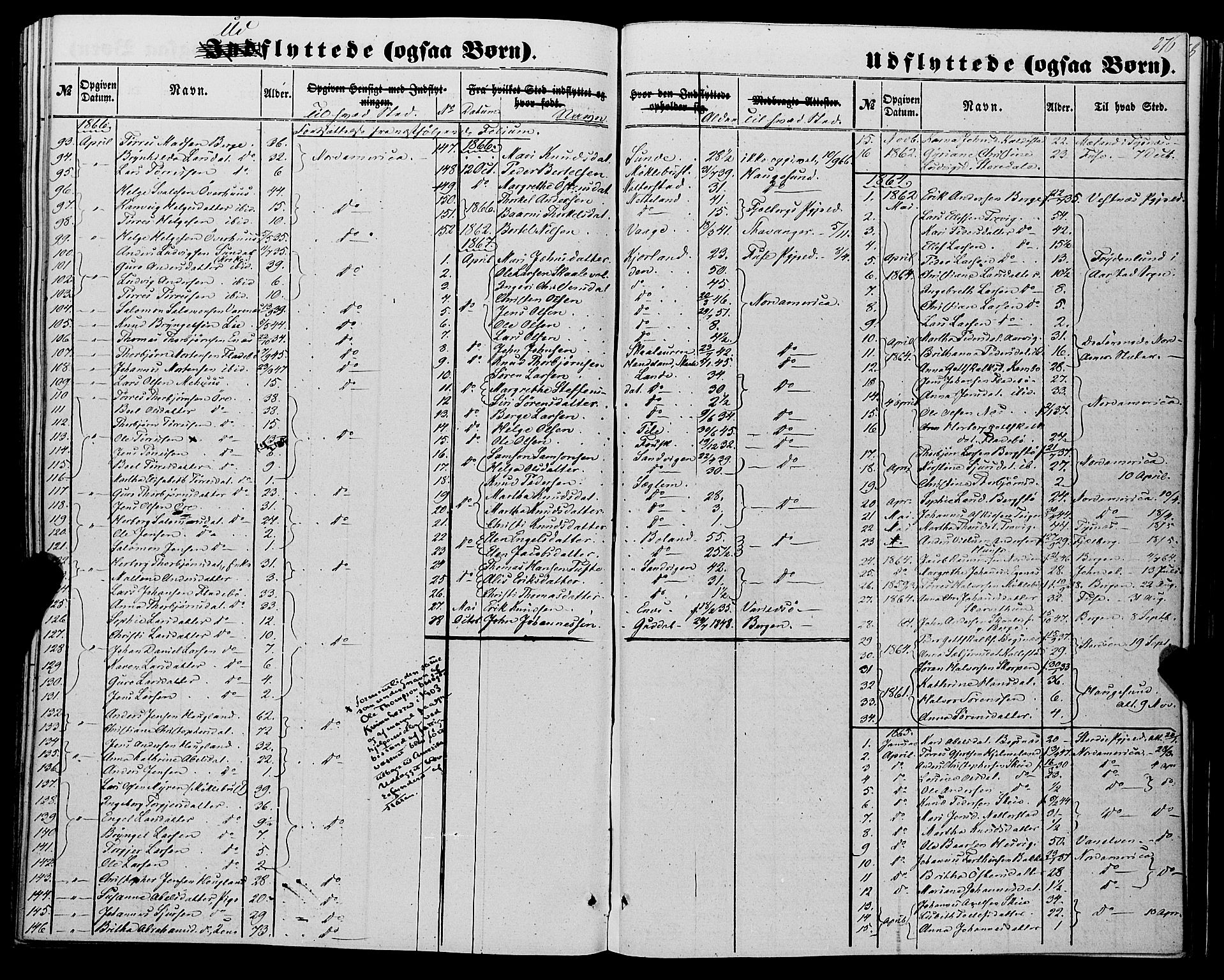 Kvinnherad sokneprestembete, SAB/A-76401/H/Haa: Parish register (official) no. A 8, 1854-1872, p. 276