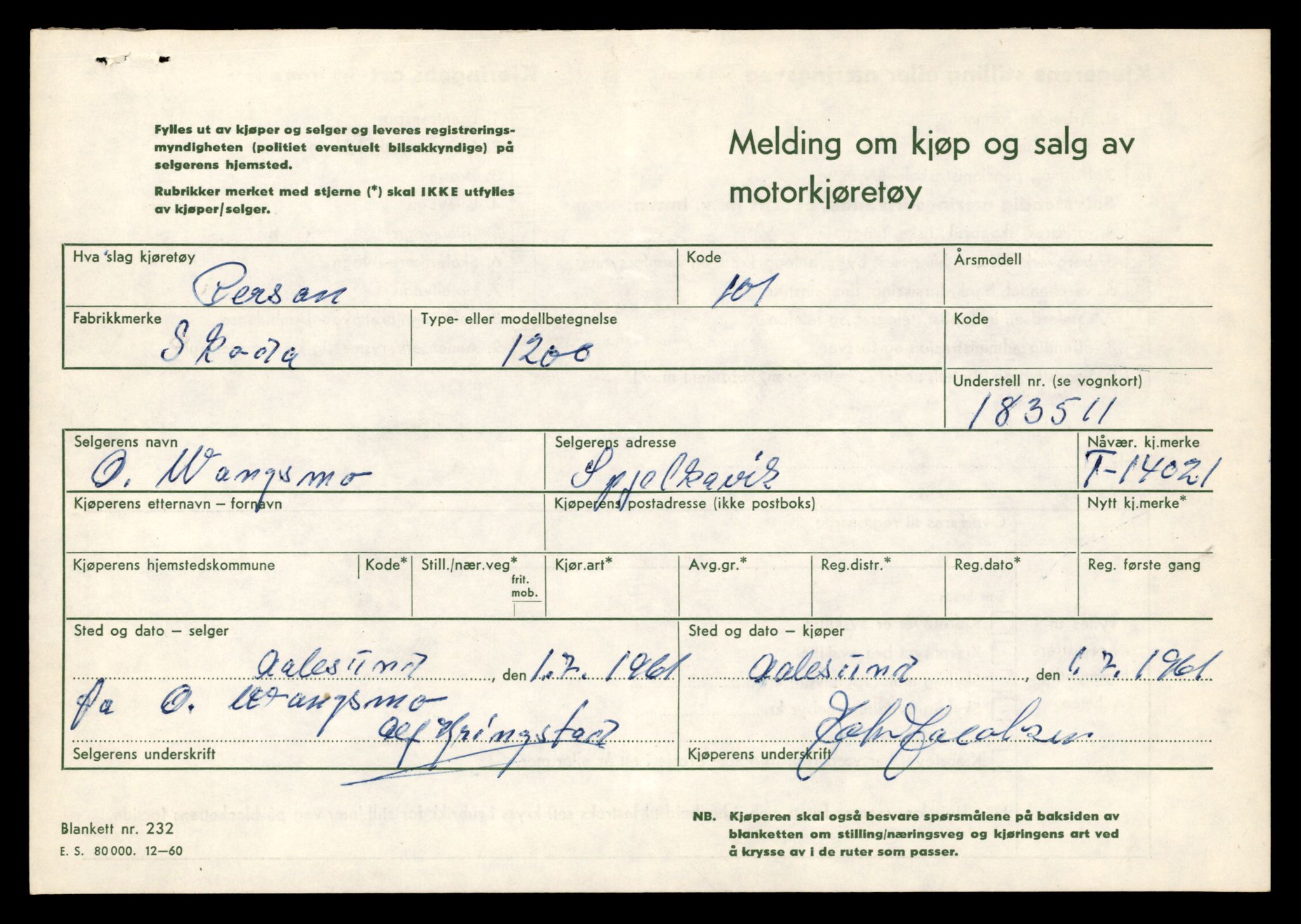 Møre og Romsdal vegkontor - Ålesund trafikkstasjon, AV/SAT-A-4099/F/Fe/L0042: Registreringskort for kjøretøy T 13906 - T 14079, 1927-1998, p. 1747