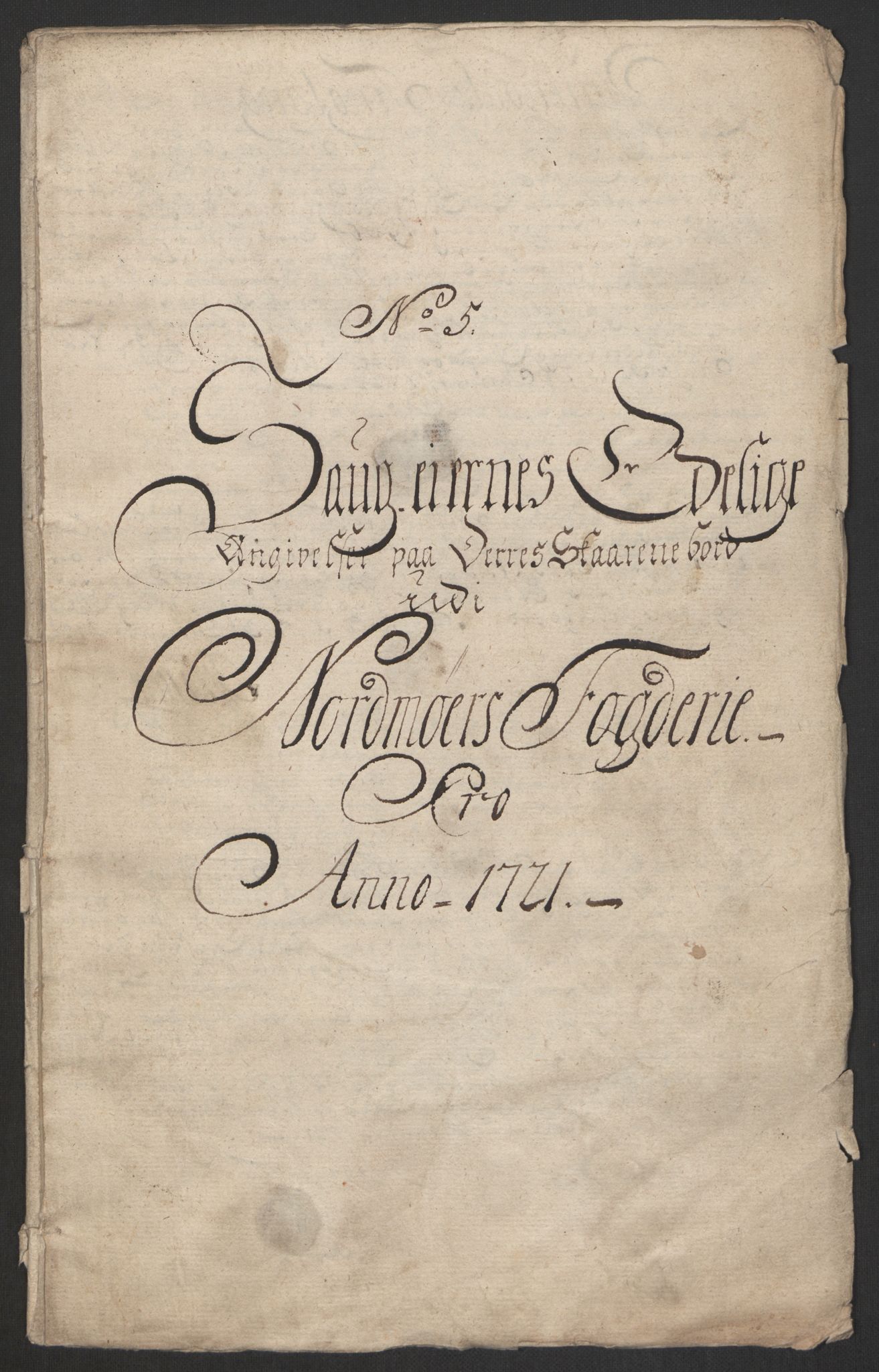 Rentekammeret inntil 1814, Reviderte regnskaper, Fogderegnskap, RA/EA-4092/R56/L3754: Fogderegnskap Nordmøre, 1721, p. 108