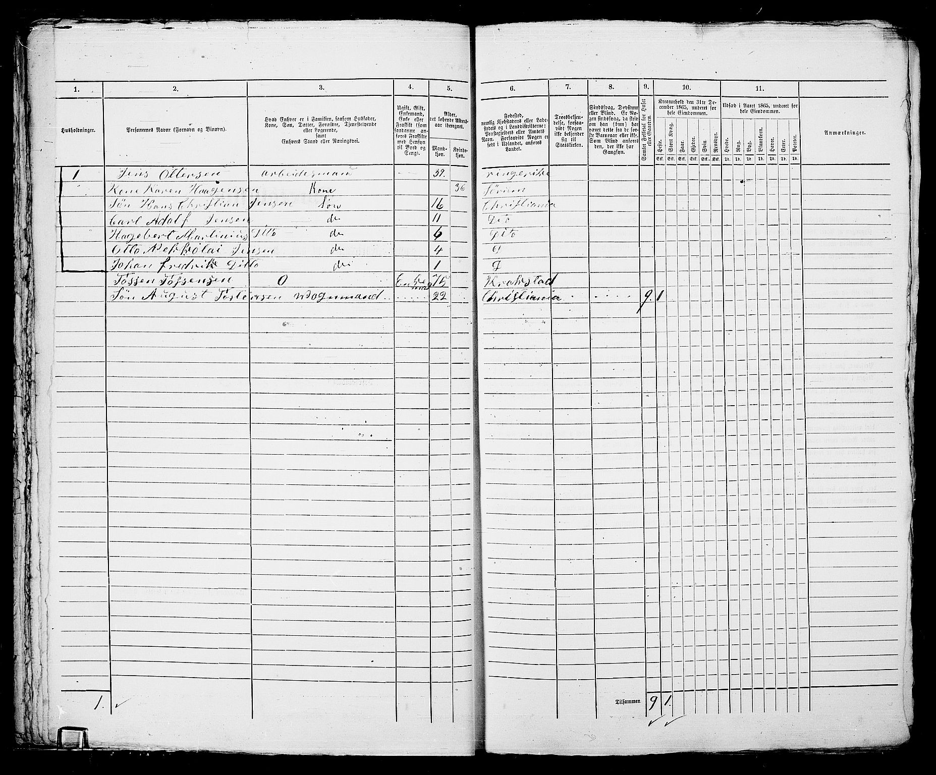 RA, 1865 census for Kristiania, 1865, p. 4475