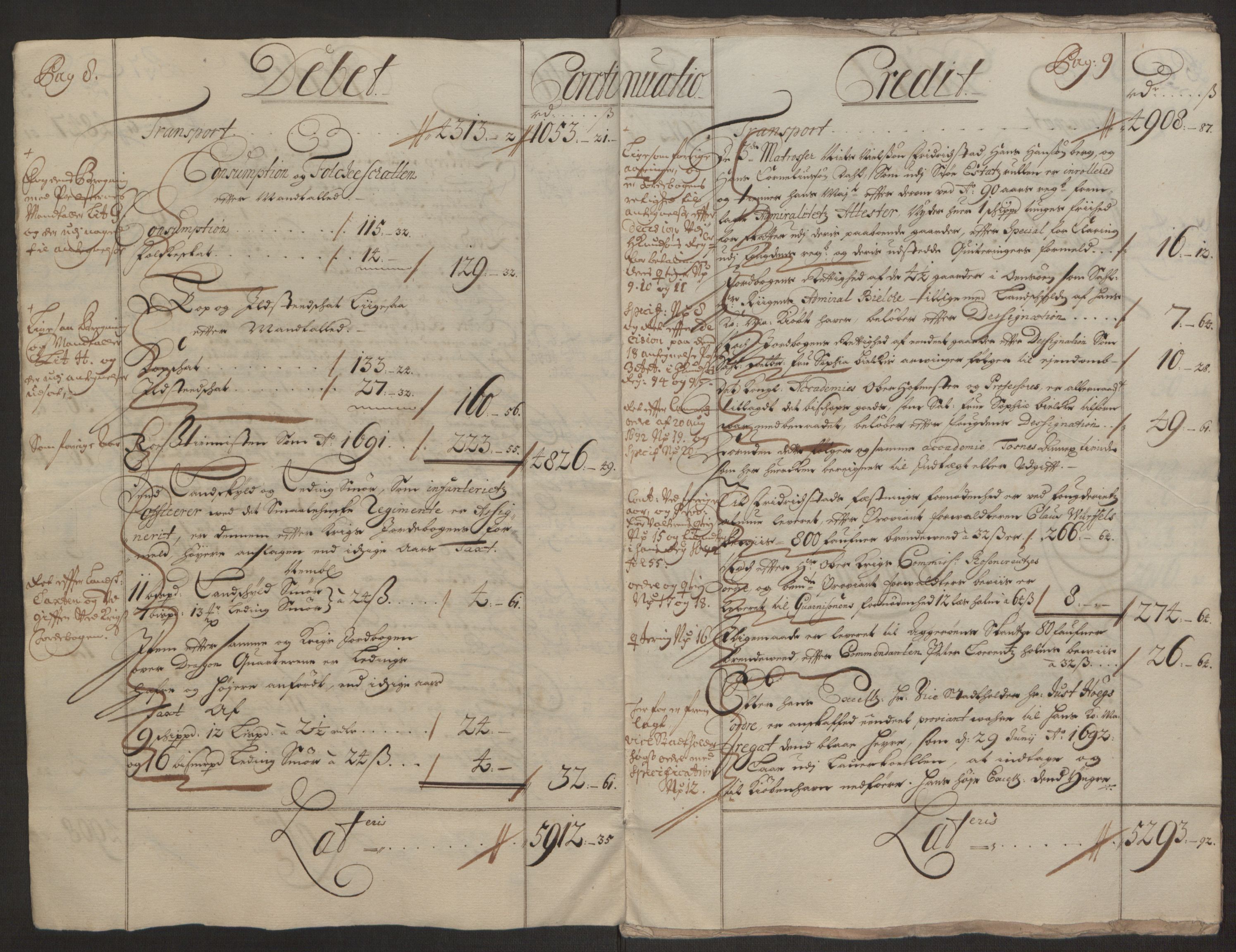 Rentekammeret inntil 1814, Reviderte regnskaper, Fogderegnskap, RA/EA-4092/R03/L0120: Fogderegnskap Onsøy, Tune, Veme og Åbygge fogderi, 1692-1693, p. 6