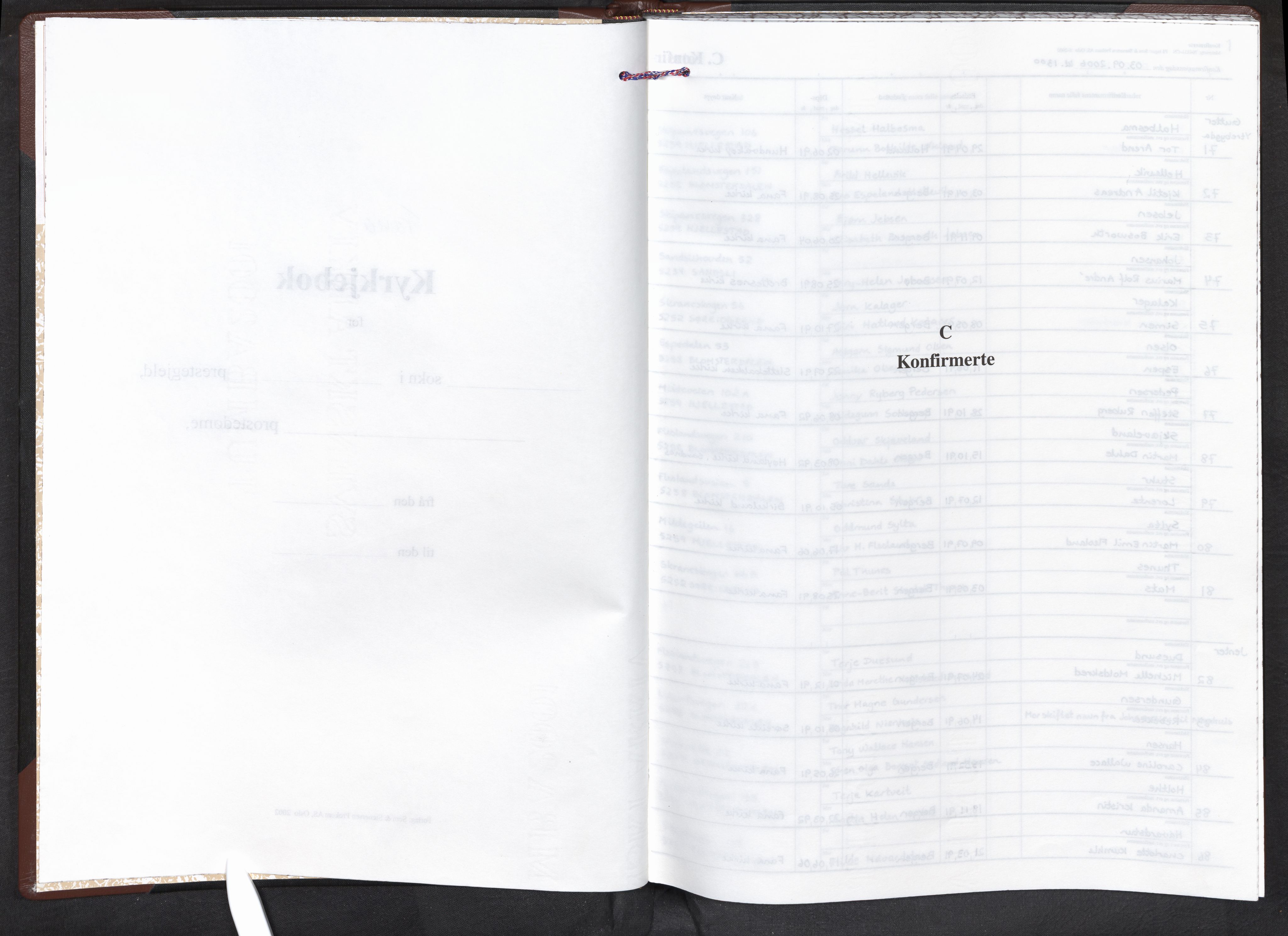 Fana Sokneprestembete, AV/SAB-A-75101/H/Haa/Haad/L0004: Parish register (official) no. D 4, 2006-2010