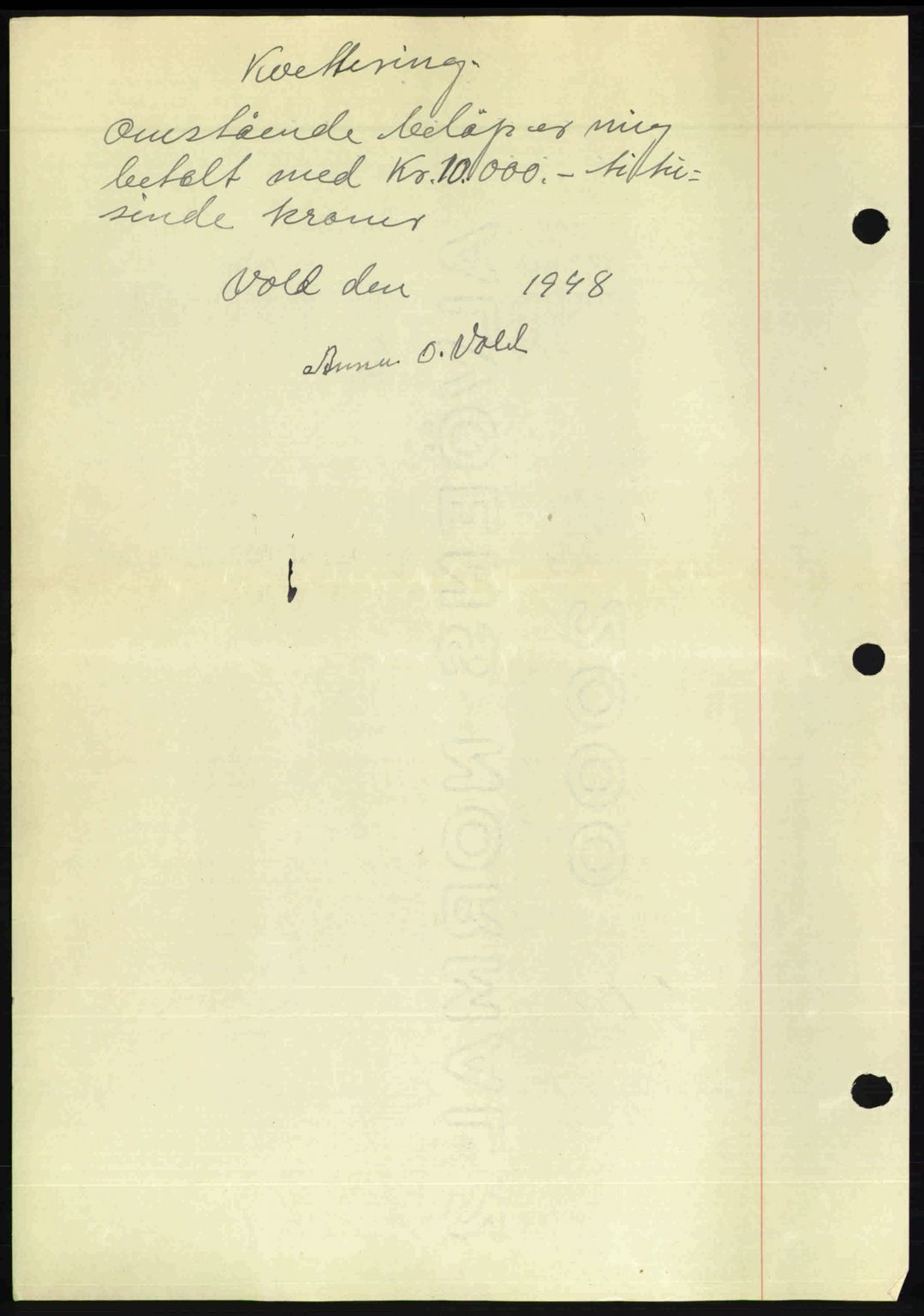 Romsdal sorenskriveri, AV/SAT-A-4149/1/2/2C: Mortgage book no. A28, 1948-1949, Diary no: : 538/1949