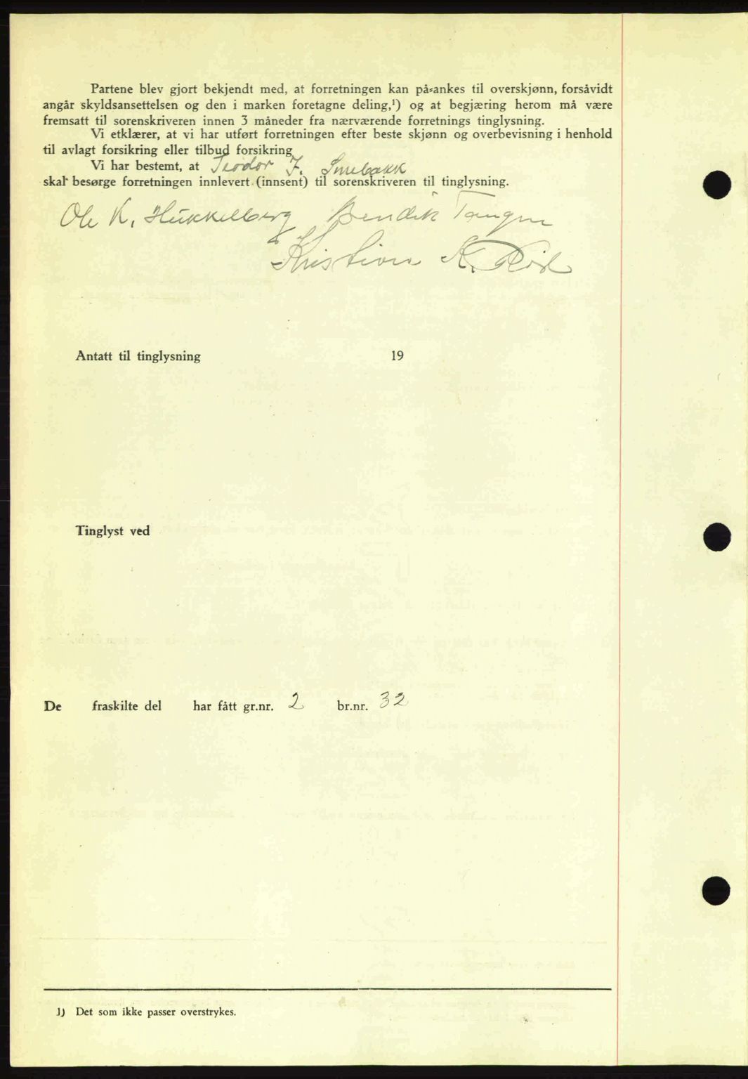 Romsdal sorenskriveri, AV/SAT-A-4149/1/2/2C: Mortgage book no. A12, 1942-1942, Diary no: : 1675/1942