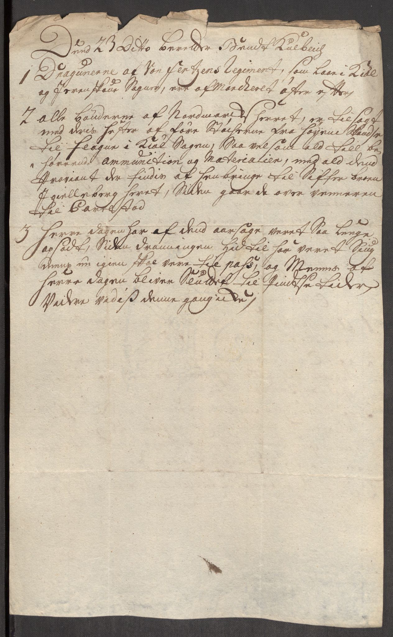 Kommanderende general (KG I) med Det norske krigsdirektorium, AV/RA-EA-5419/E/Eb/L0012: Kunnskap om fienden, kronologisk ordnet, 1718-1719, p. 685