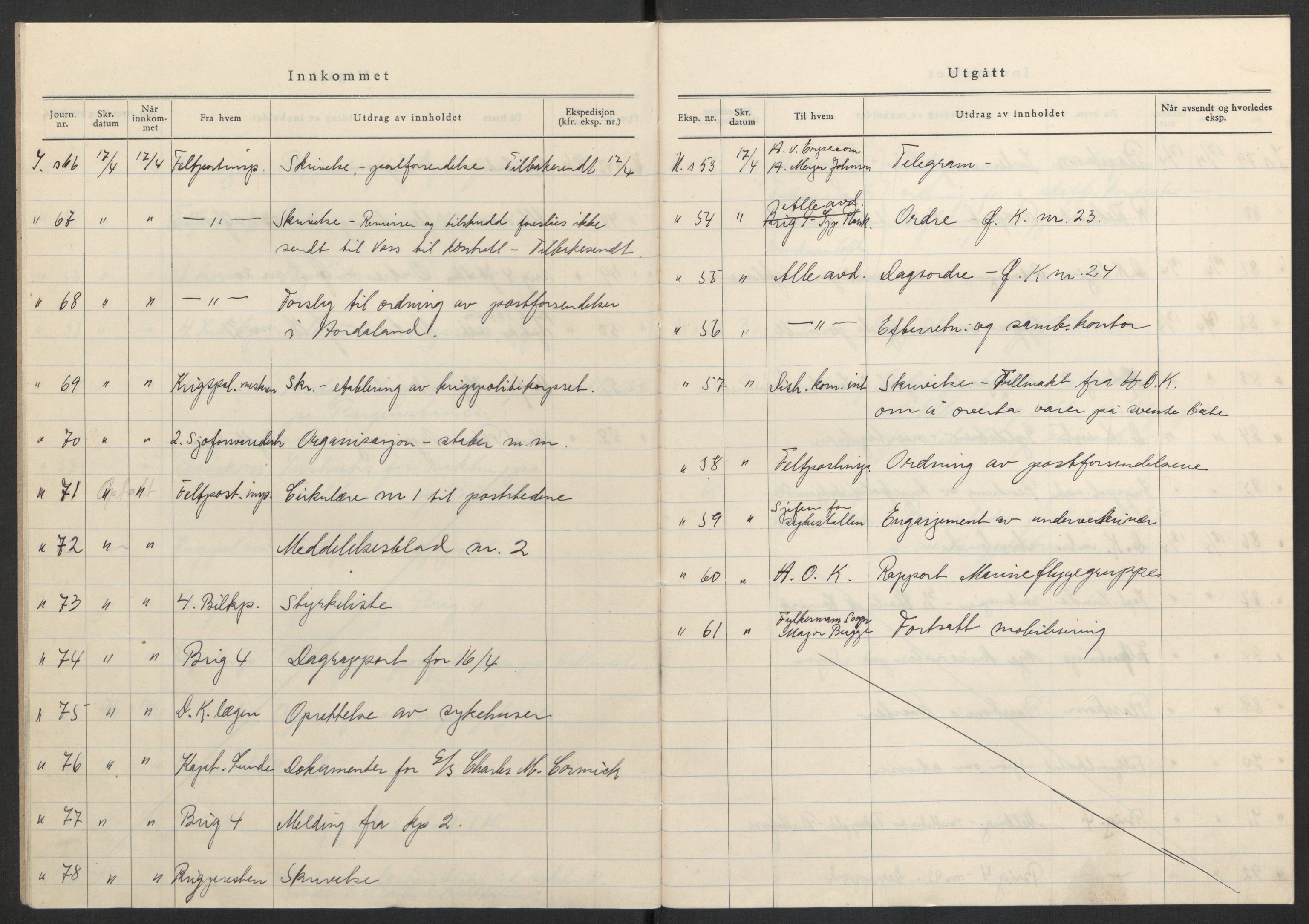 Forsvaret, Forsvarets krigshistoriske avdeling, AV/RA-RAFA-2017/Y/Yb/L0097: II-C-11-400  -  4. Divisjon., 1940, p. 8