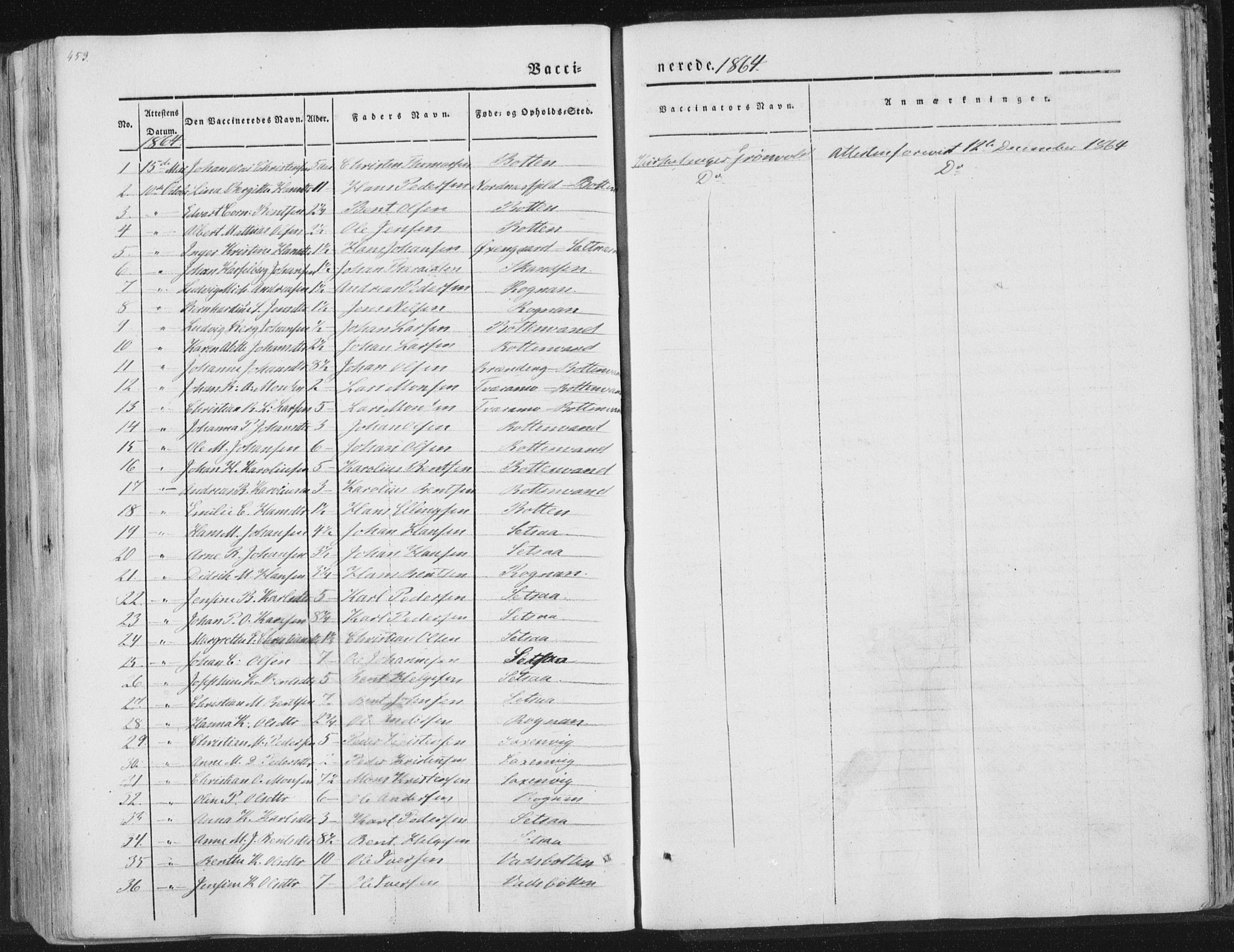 Ministerialprotokoller, klokkerbøker og fødselsregistre - Nordland, AV/SAT-A-1459/847/L0667: Parish register (official) no. 847A07, 1842-1871, p. 453