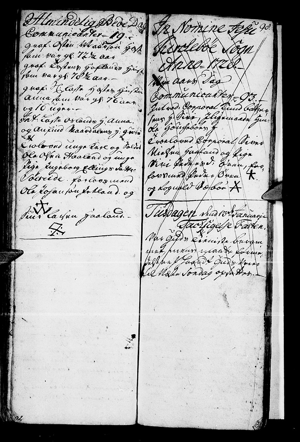 Vik sokneprestembete, AV/SAB-A-81501/H/Haa/Haaa/L0001: Parish register (official) no. A 1 / 3, 1727-1740, p. 98