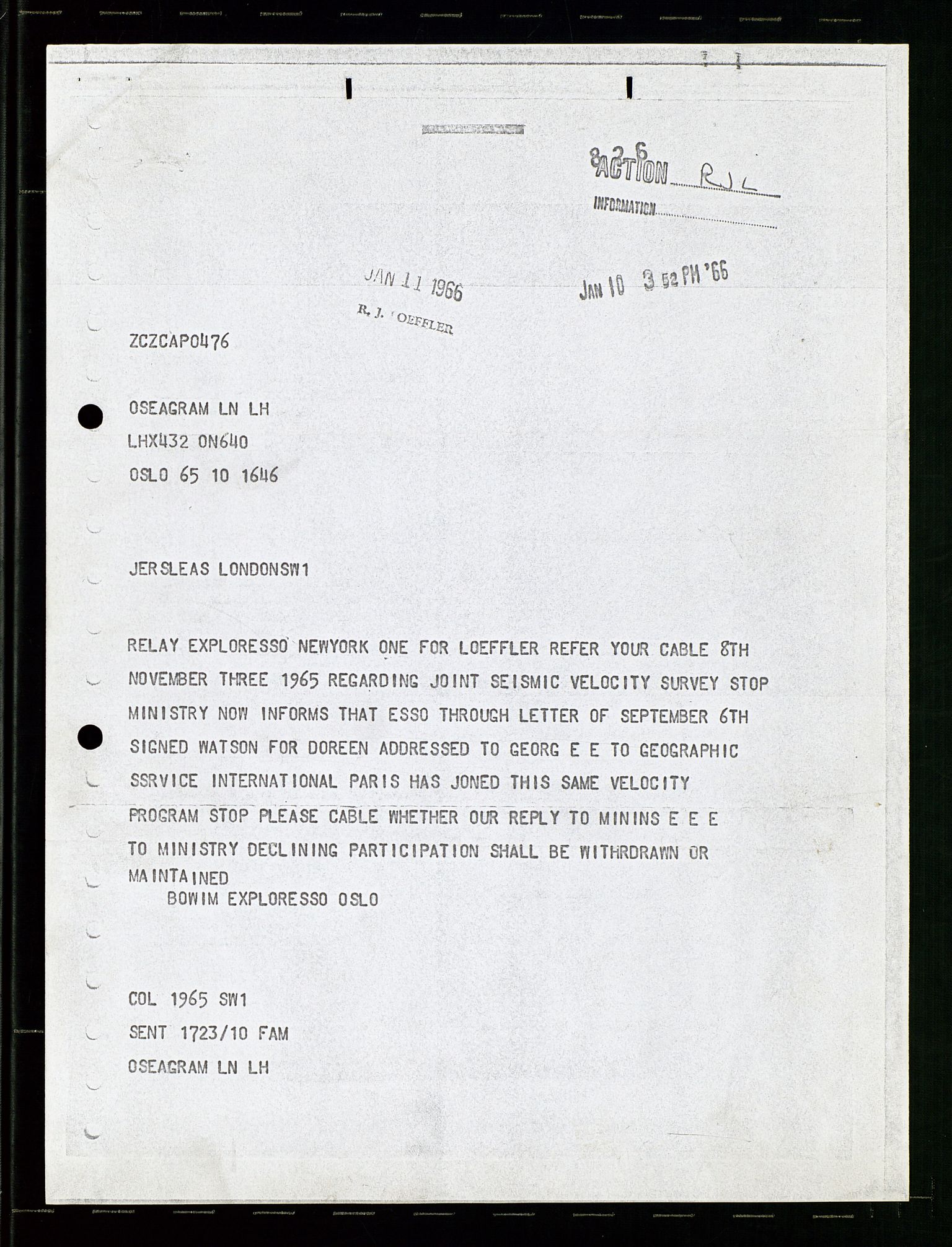 Pa 1512 - Esso Exploration and Production Norway Inc., AV/SAST-A-101917/E/Ea/L0021: Sak og korrespondanse, 1965-1974, p. 23