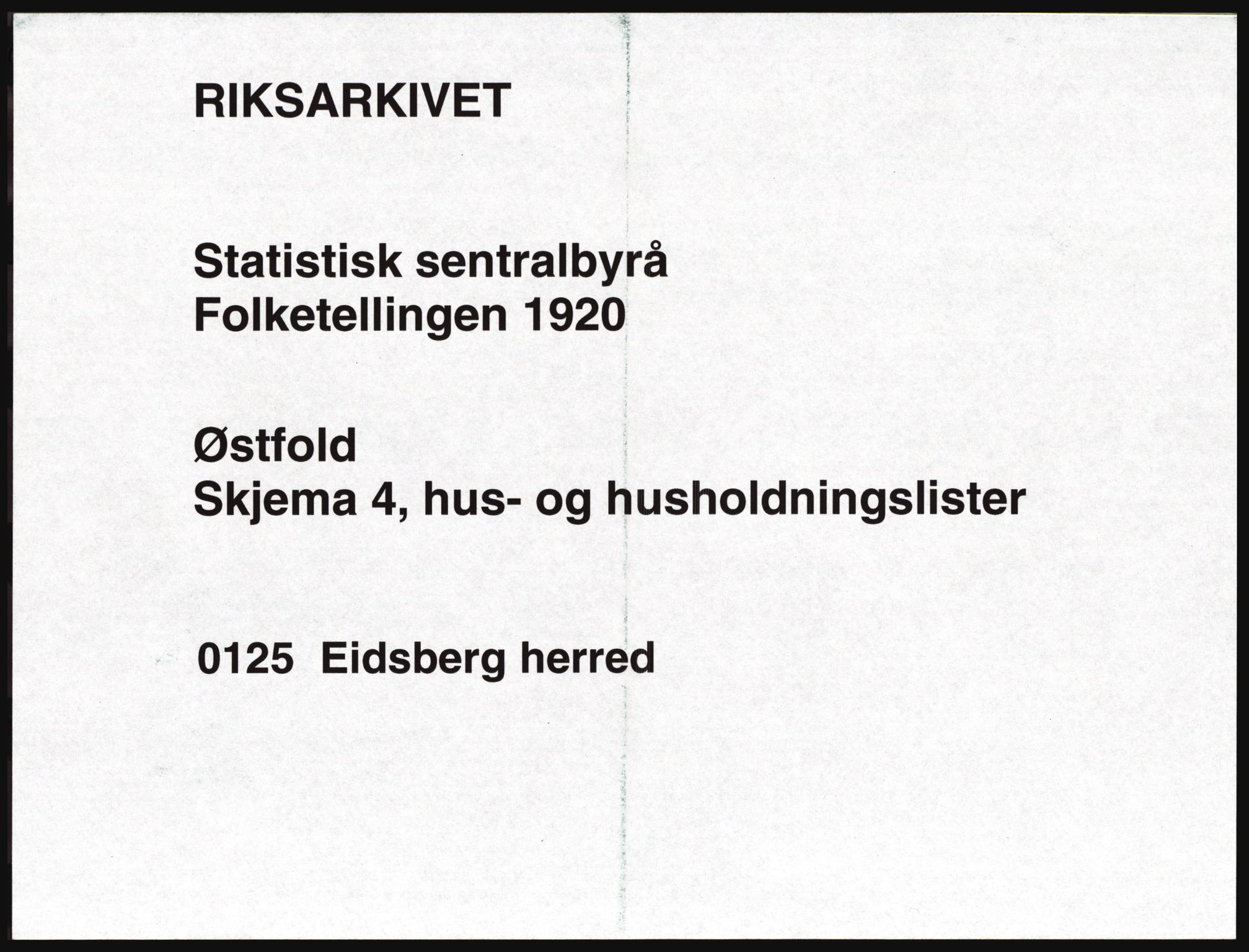 SAO, 1920 census for Eidsberg, 1920, p. 35