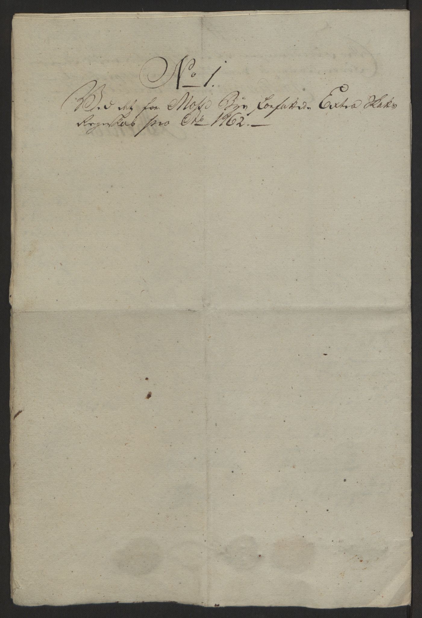 Rentekammeret inntil 1814, Reviderte regnskaper, Byregnskaper, AV/RA-EA-4066/R/Rc/L0042/0001: [C1] Kontribusjonsregnskap / Ekstraskatt, 1762-1765, p. 16