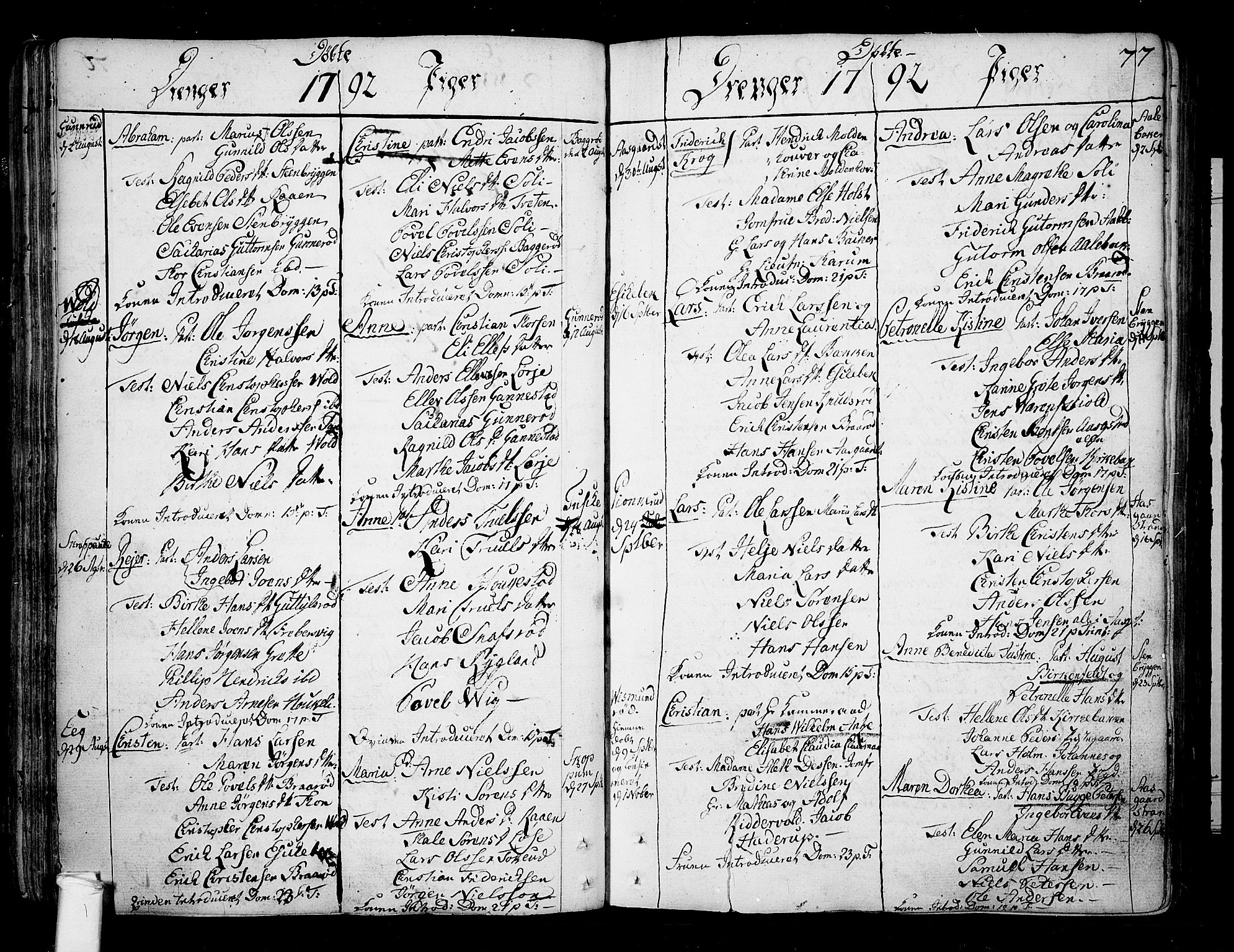 Borre kirkebøker, SAKO/A-338/F/Fa/L0002: Parish register (official) no. I 2, 1752-1806, p. 77