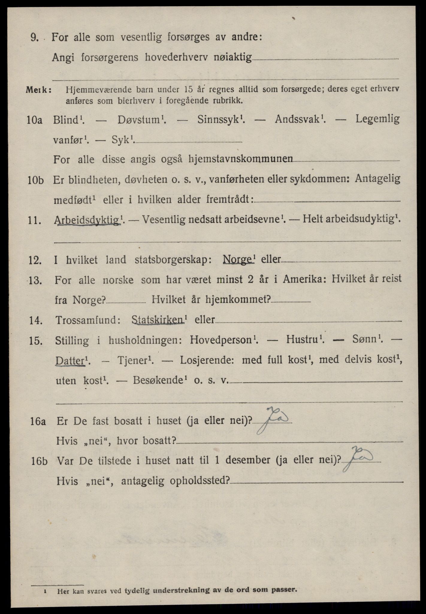 SAT, 1920 census for Hen, 1920, p. 1891