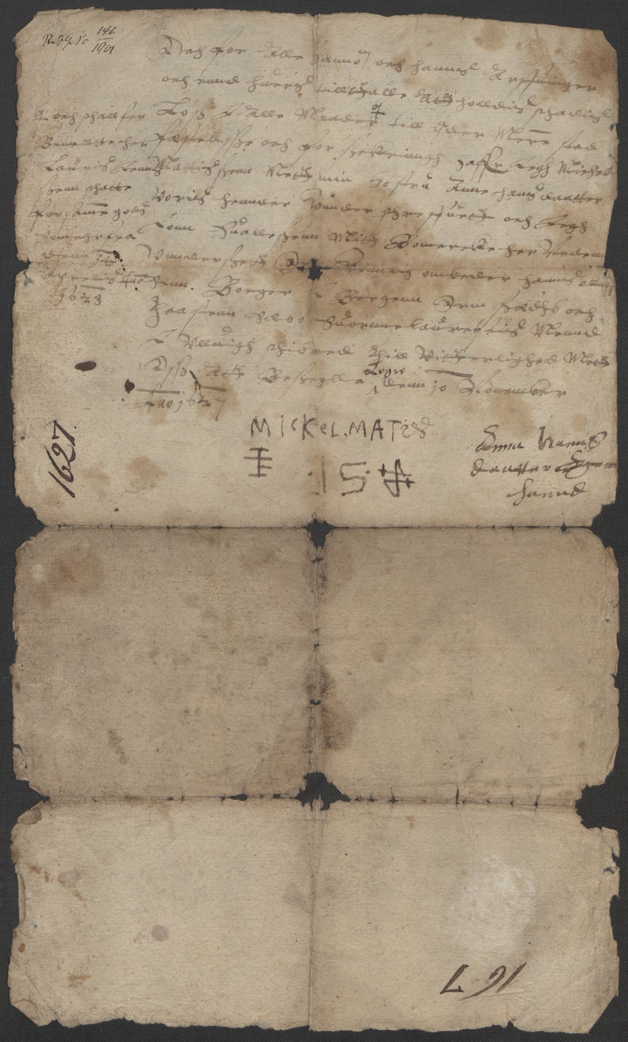 Riksarkivets diplomsamling, AV/RA-EA-5965/F15/L0037: Prestearkiv - Hordaland, 1577-1733, p. 30