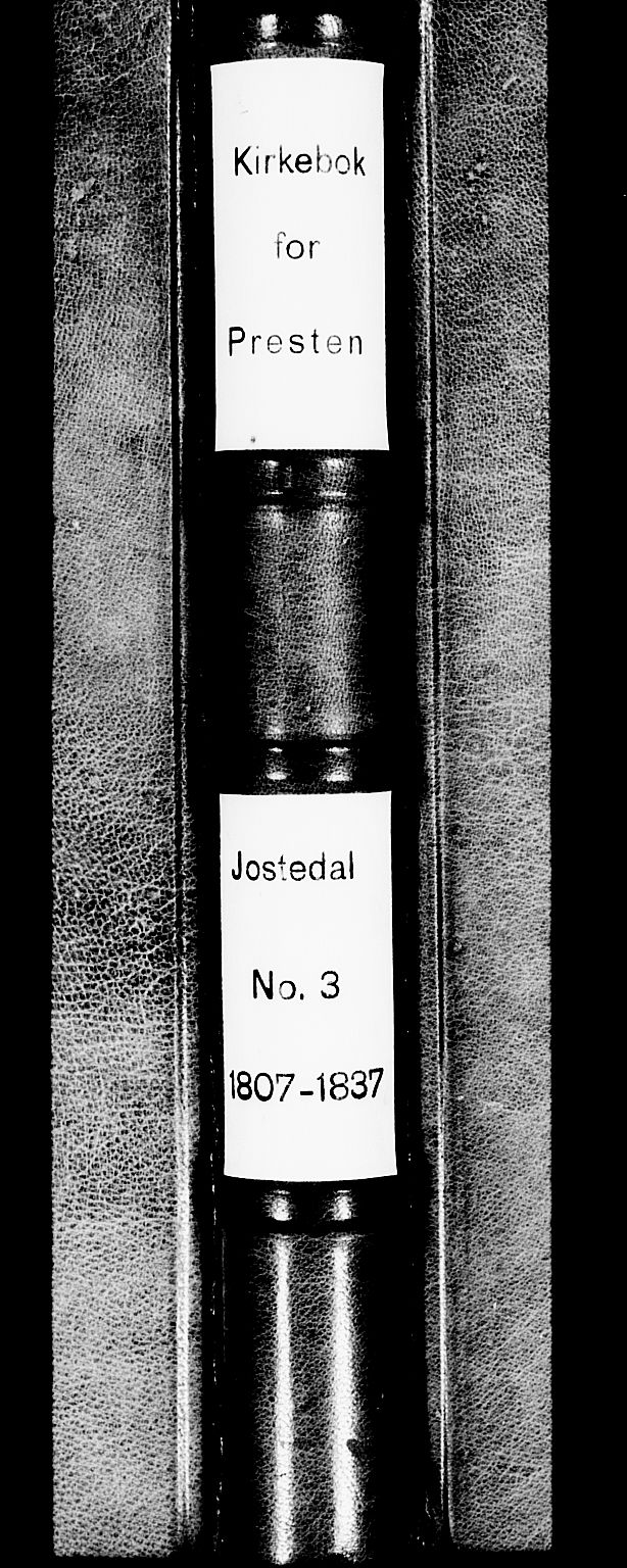 Jostedal sokneprestembete, SAB/A-80601/H/Haa/Haaa/L0003: Parish register (official) no. A 3, 1807-1837
