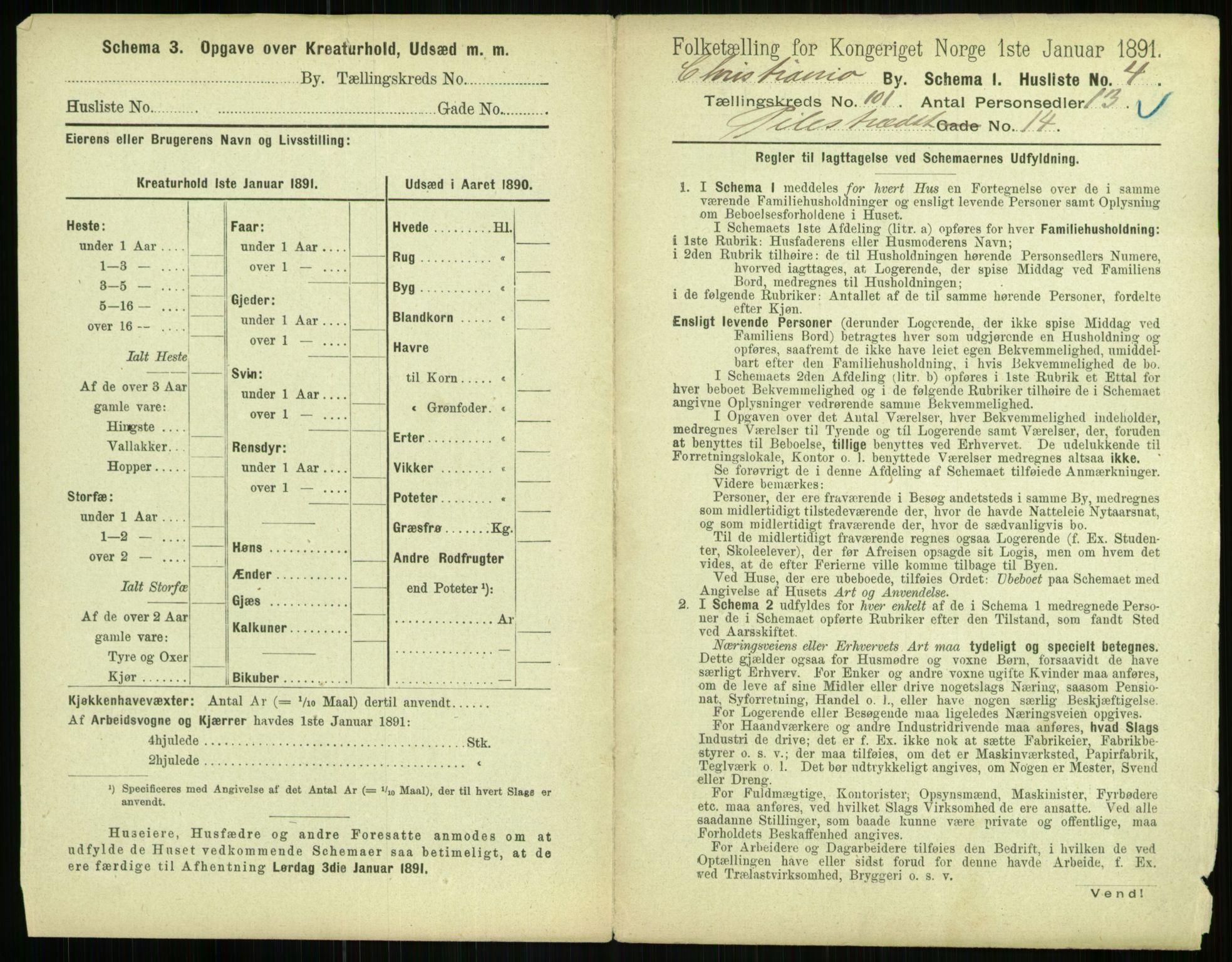 RA, 1891 census for 0301 Kristiania, 1891, p. 49967