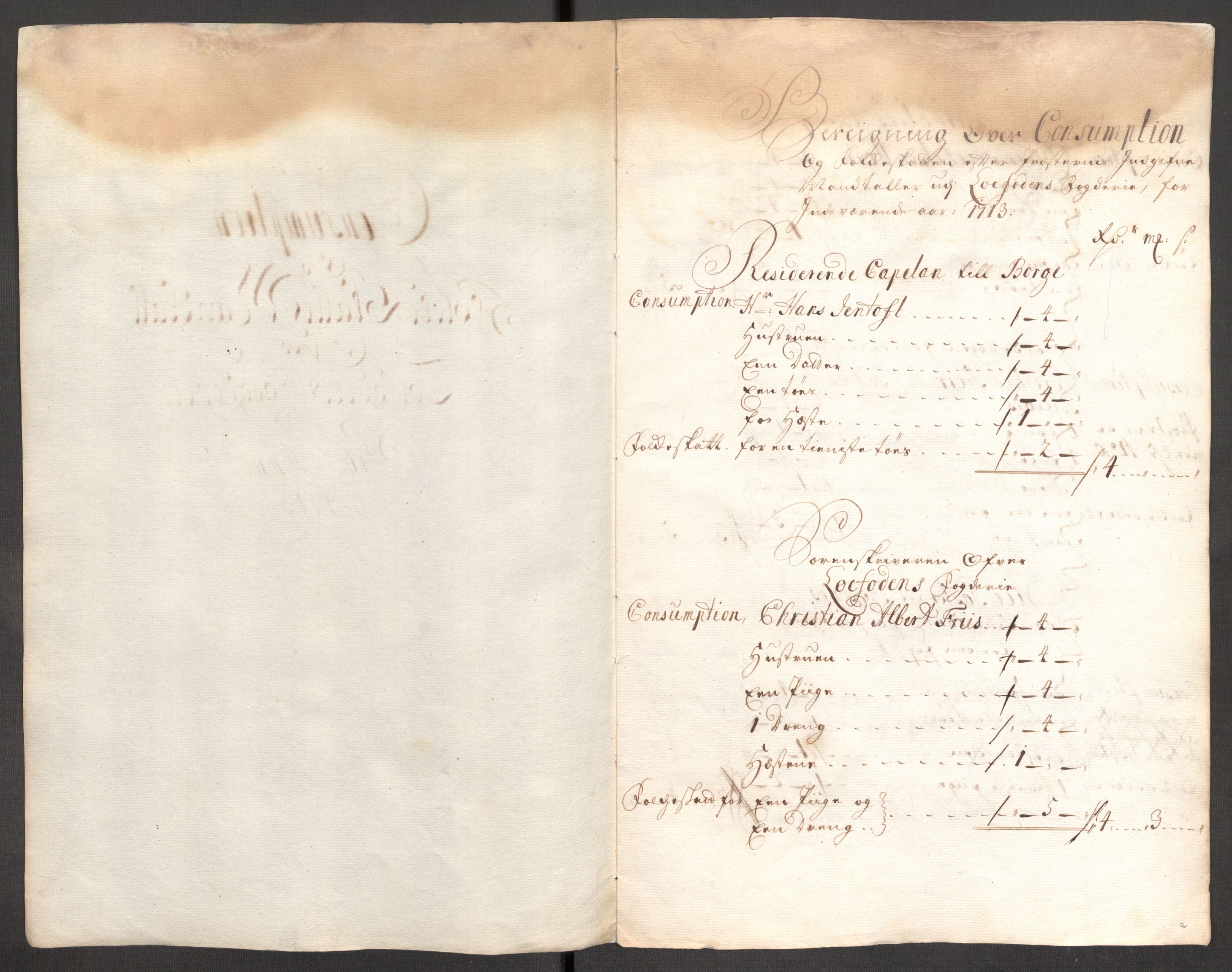 Rentekammeret inntil 1814, Reviderte regnskaper, Fogderegnskap, AV/RA-EA-4092/R67/L4679: Fogderegnskap Vesterålen, Andenes og Lofoten, 1711-1713, p. 152