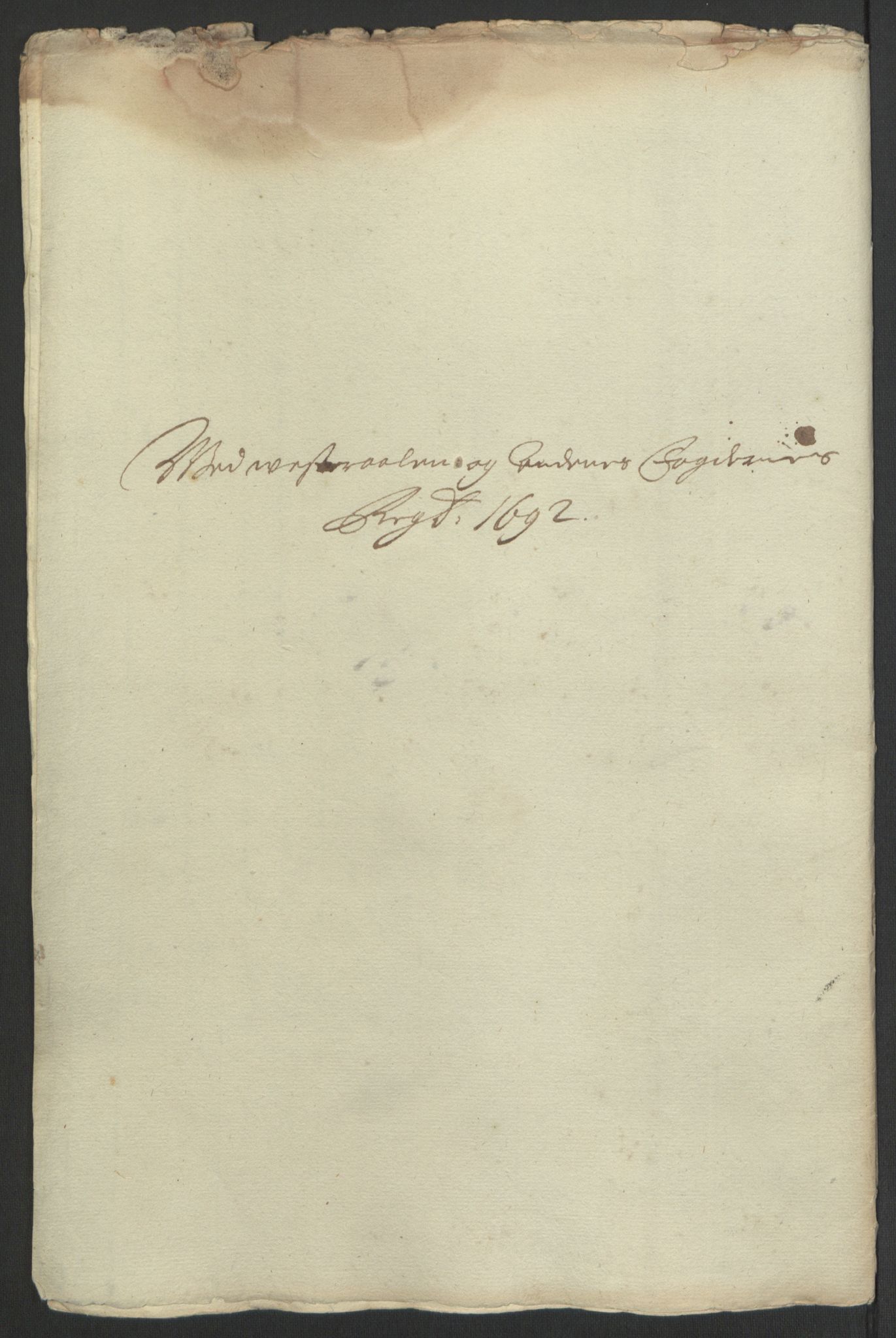 Rentekammeret inntil 1814, Reviderte regnskaper, Fogderegnskap, AV/RA-EA-4092/R67/L4676: Fogderegnskap Vesterålen, Andenes og Lofoten, 1691-1693, p. 127