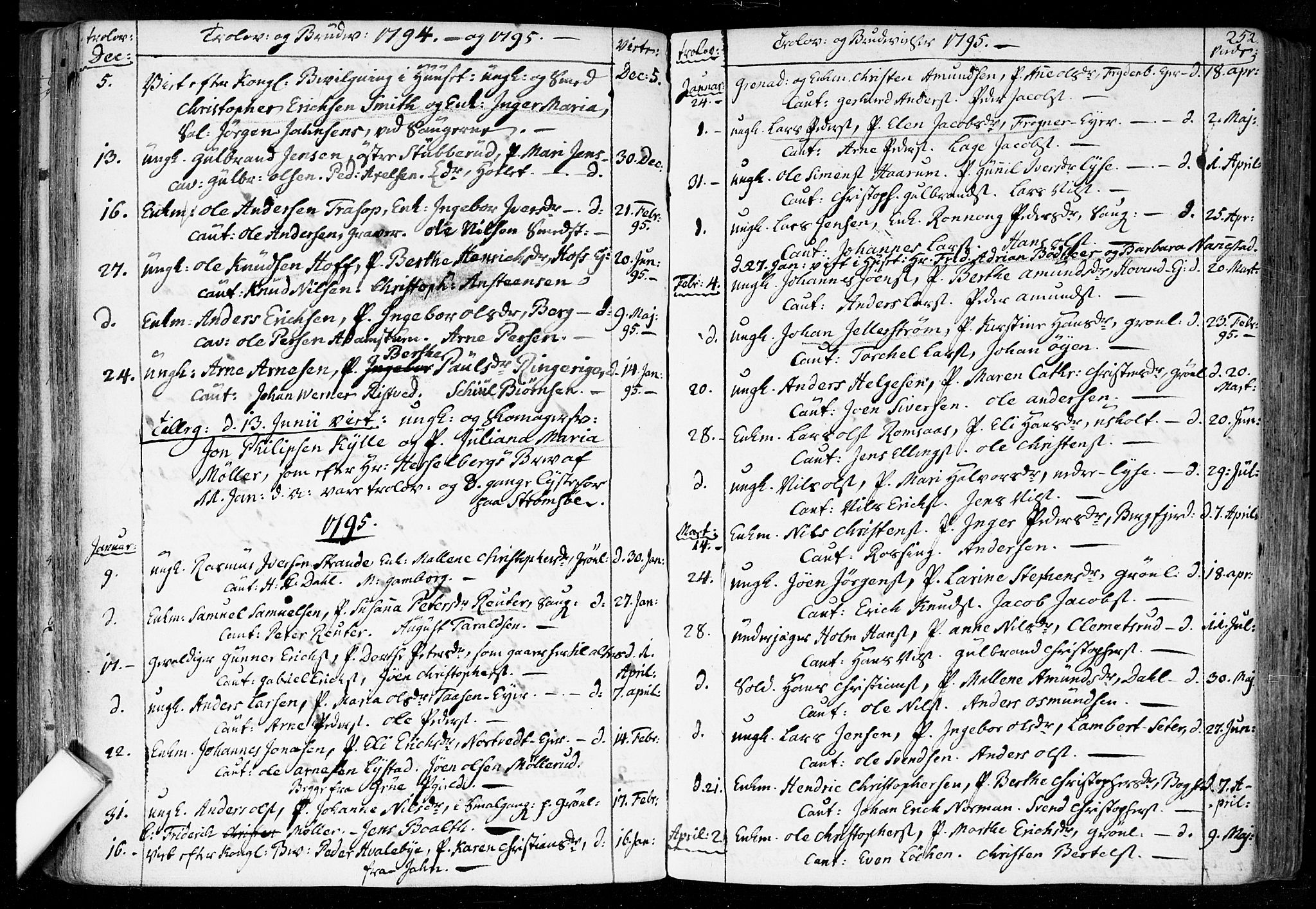 Aker prestekontor kirkebøker, SAO/A-10861/F/L0010: Parish register (official) no. 10, 1786-1809, p. 252