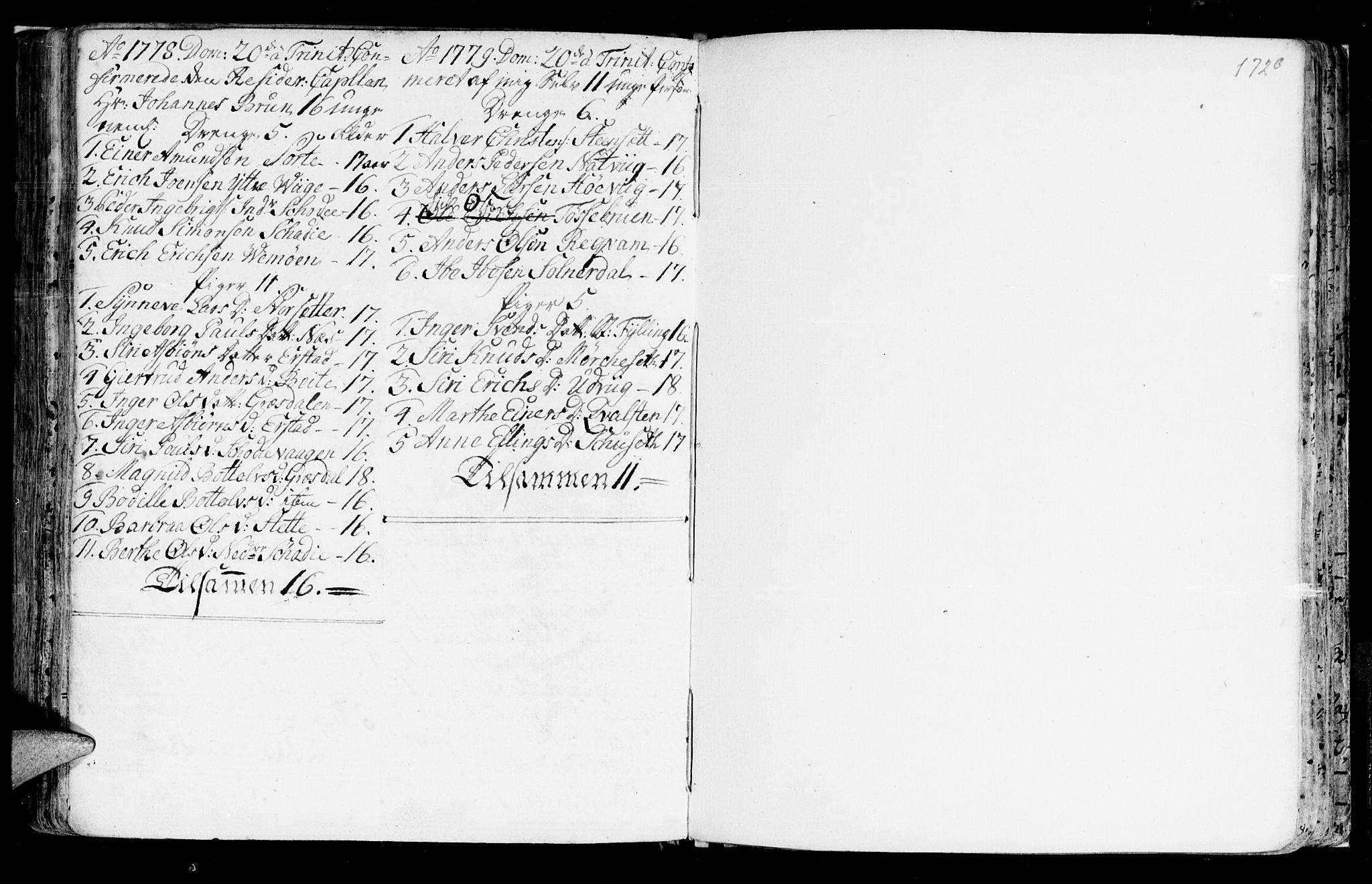 Ministerialprotokoller, klokkerbøker og fødselsregistre - Møre og Romsdal, AV/SAT-A-1454/524/L0349: Parish register (official) no. 524A01, 1698-1779, p. 172