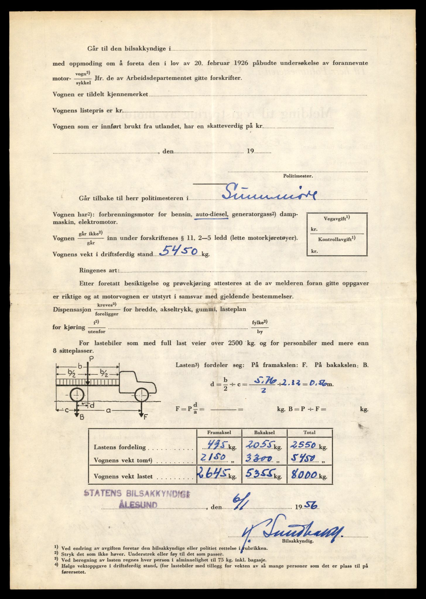 Møre og Romsdal vegkontor - Ålesund trafikkstasjon, AV/SAT-A-4099/F/Fe/L0012: Registreringskort for kjøretøy T 1290 - T 1450, 1927-1998, p. 92