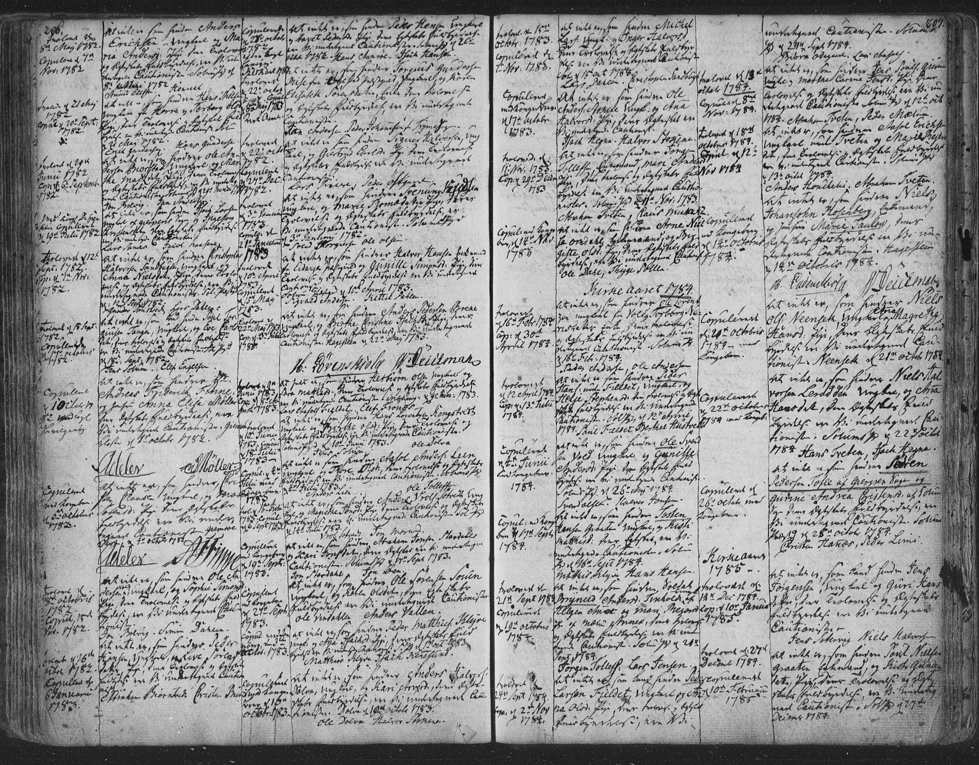 Solum kirkebøker, SAKO/A-306/F/Fa/L0003: Parish register (official) no. I 3, 1761-1814, p. 206-207