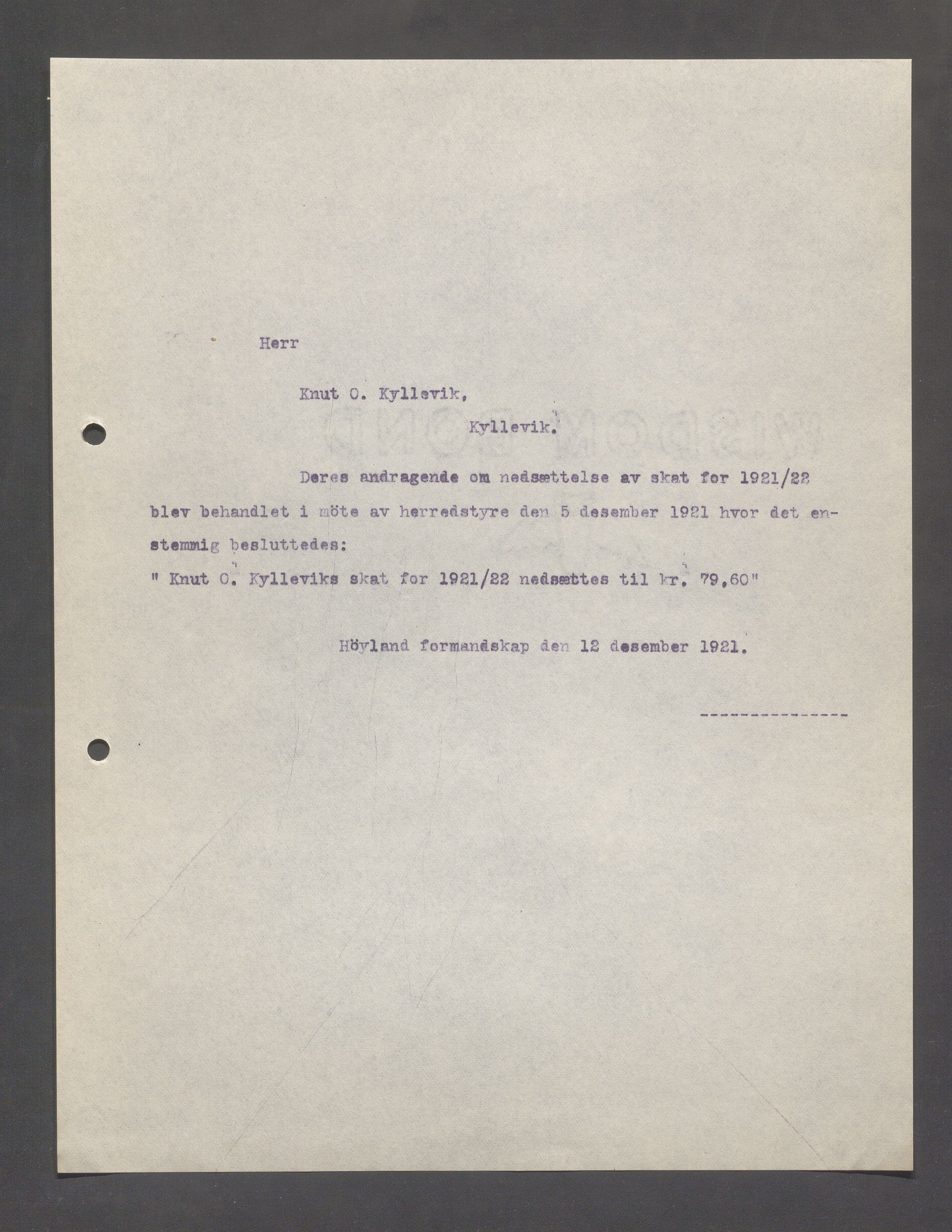 Høyland kommune - Formannskapet, IKAR/K-100046/B/L0005: Kopibok, 1918-1921, p. 1148