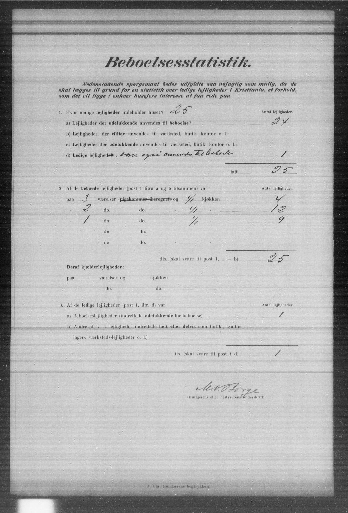 OBA, Municipal Census 1902 for Kristiania, 1902, p. 19995