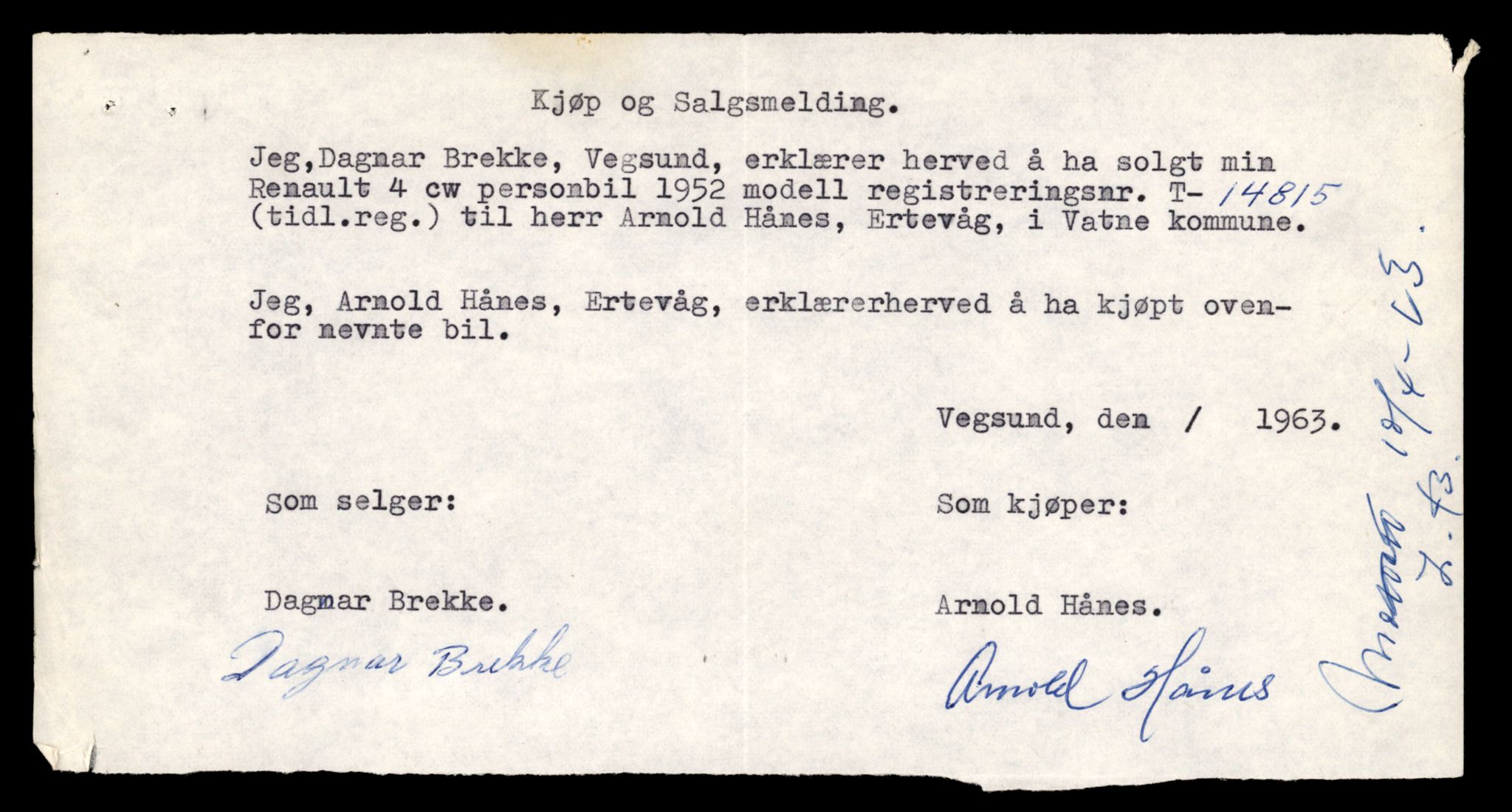 Møre og Romsdal vegkontor - Ålesund trafikkstasjon, AV/SAT-A-4099/F/Fe/L0048: Registreringskort for kjøretøy T 14721 - T 14863, 1927-1998, p. 2109