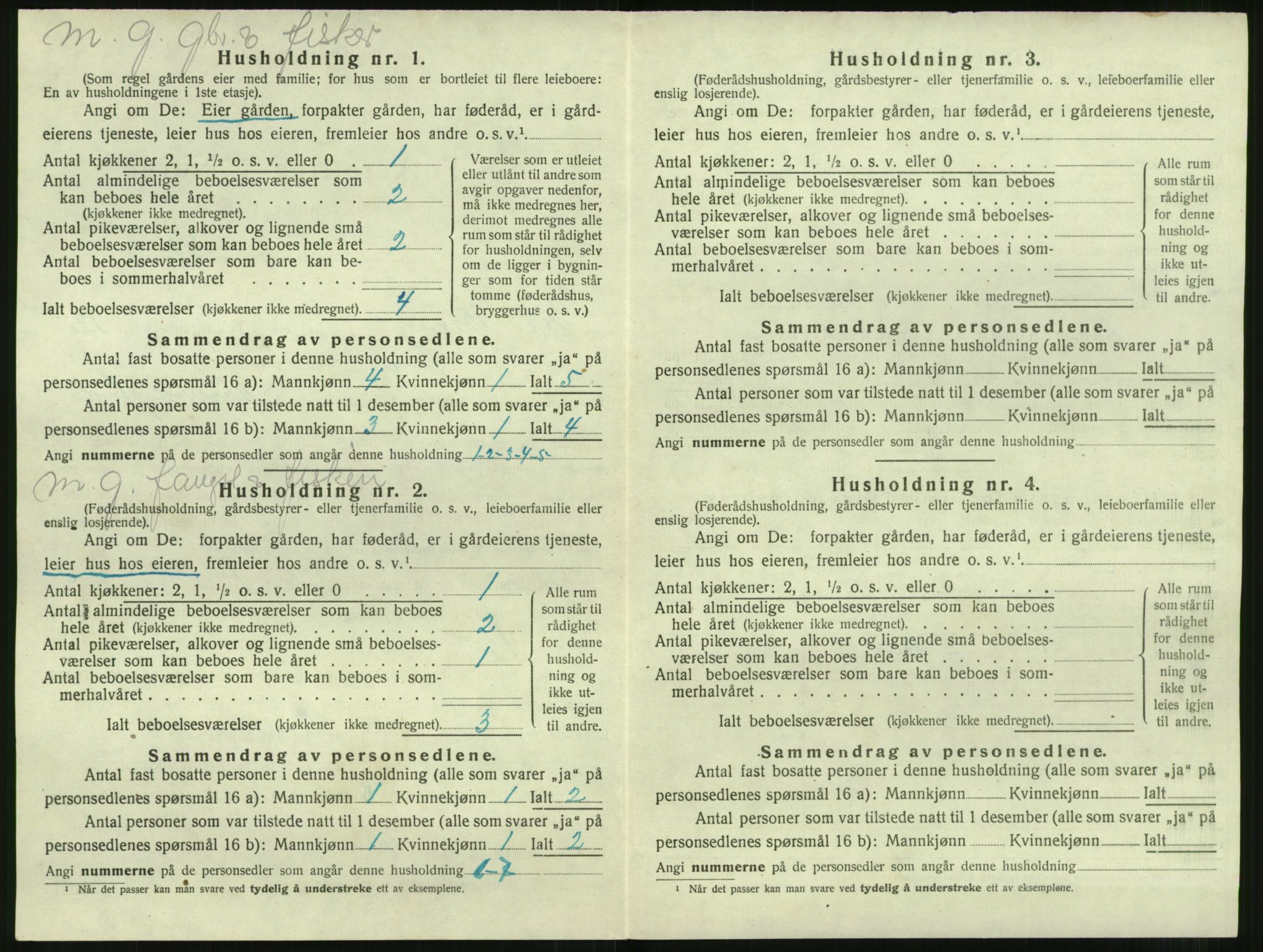 SAT, 1920 census for Herøy (MR), 1920, p. 1008