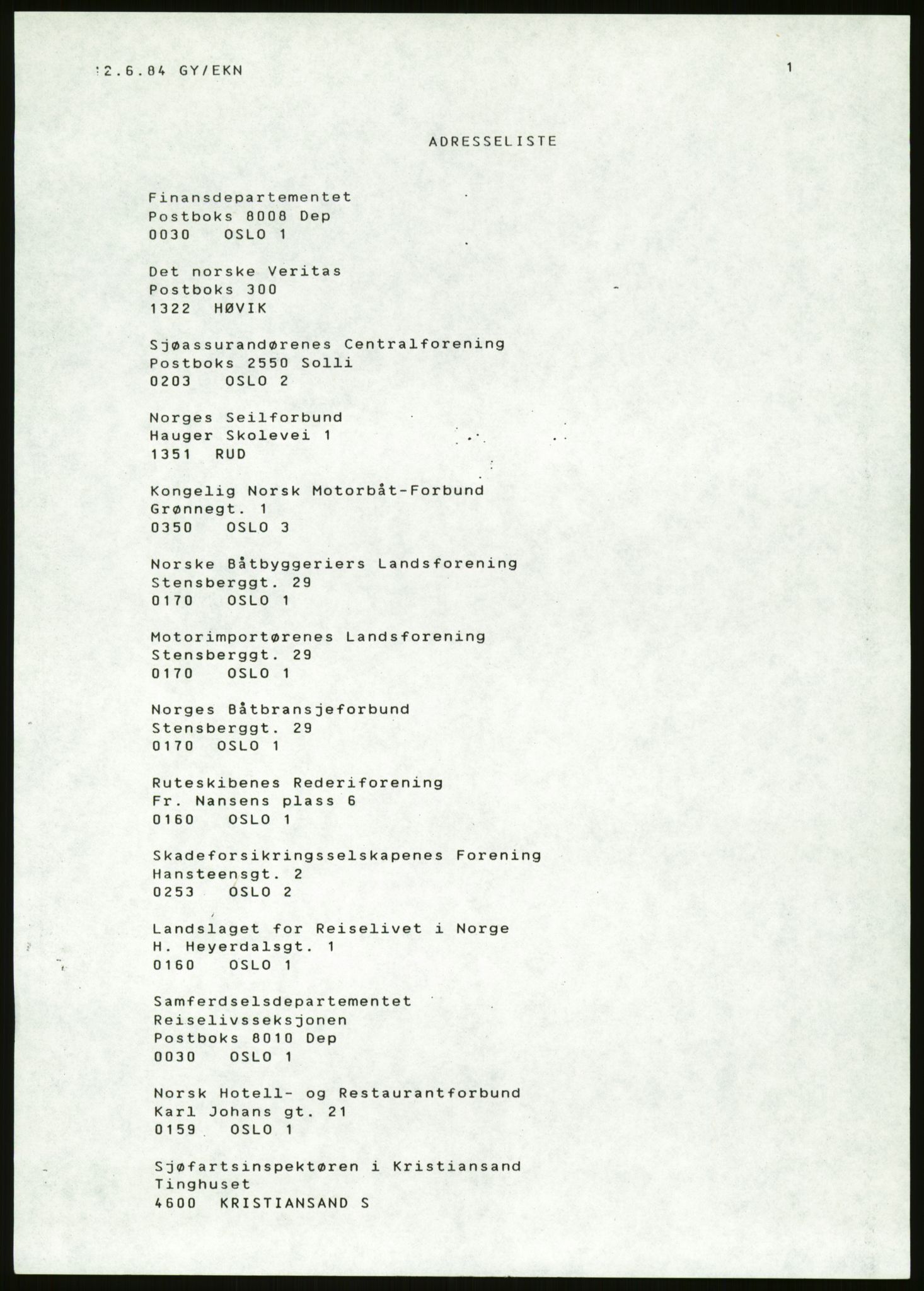Sjøfartsdirektoratet med forløpere, generelt arkiv, AV/RA-S-1407/D/Du/Duc/L0642/0001: Skipskontrollen - Forskrifter / Forskrift om utleiebåter (2 mapper), 1978-1987, p. 487