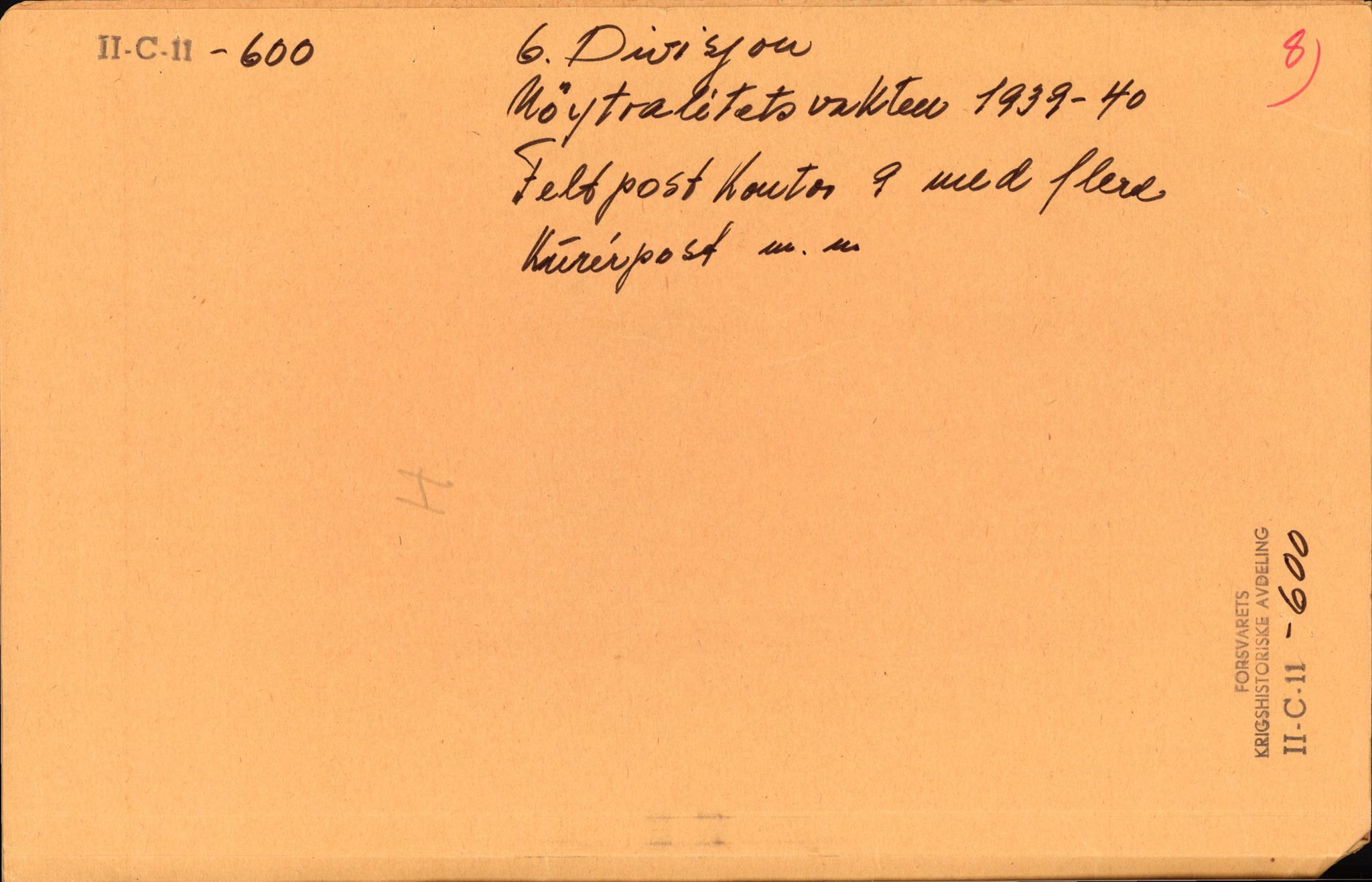 Forsvaret, Forsvarets krigshistoriske avdeling, AV/RA-RAFA-2017/Y/Yb/L0130: II-C-11-600  -  6. Divisjon / 6. Distriktskommando, 1940, p. 434