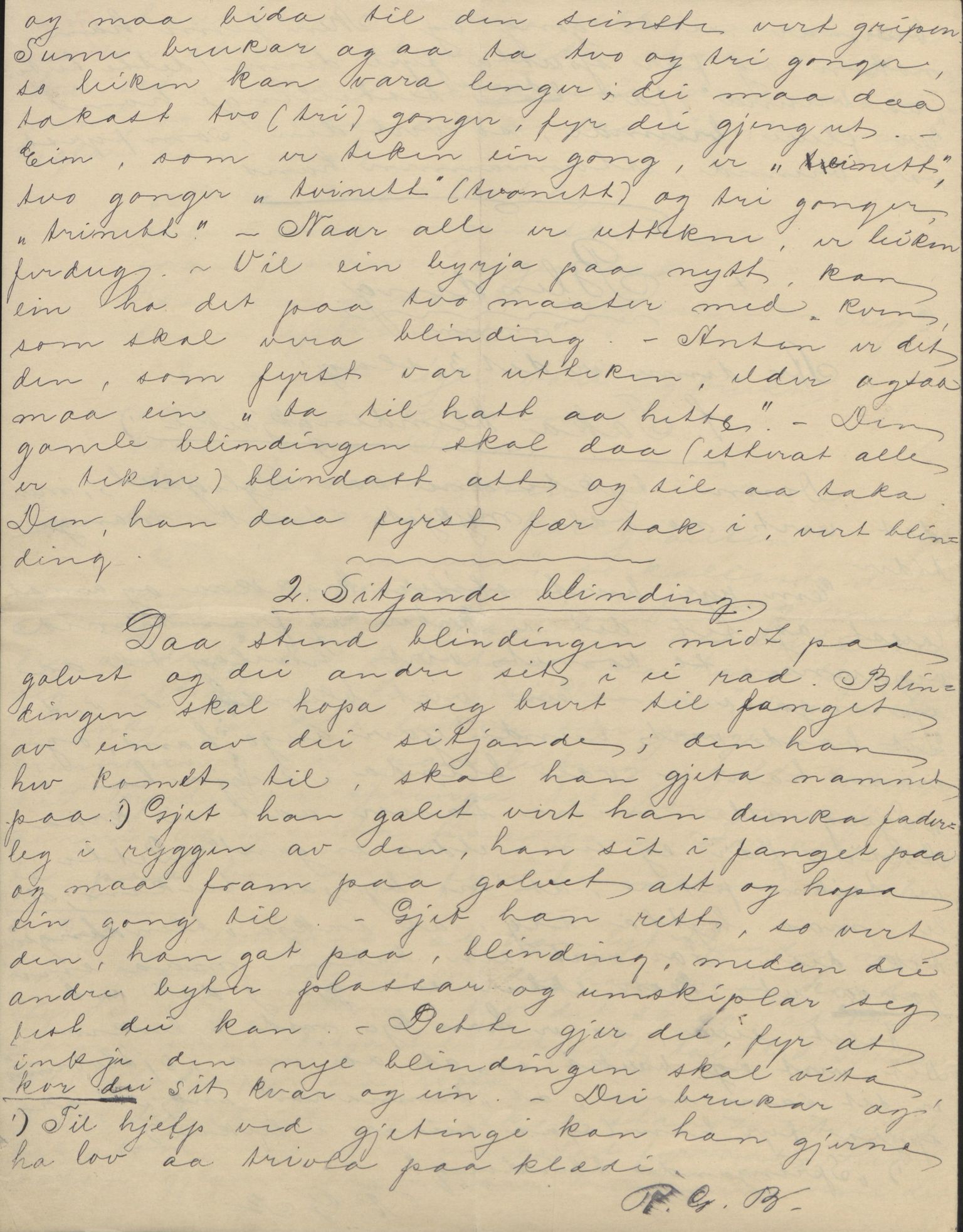 Rikard Berge, TEMU/TGM-A-1003/F/L0004/0053: 101-159 / 157 Manuskript, notatar, brev o.a. Nokre leiker, manuskript, 1906-1908, p. 24