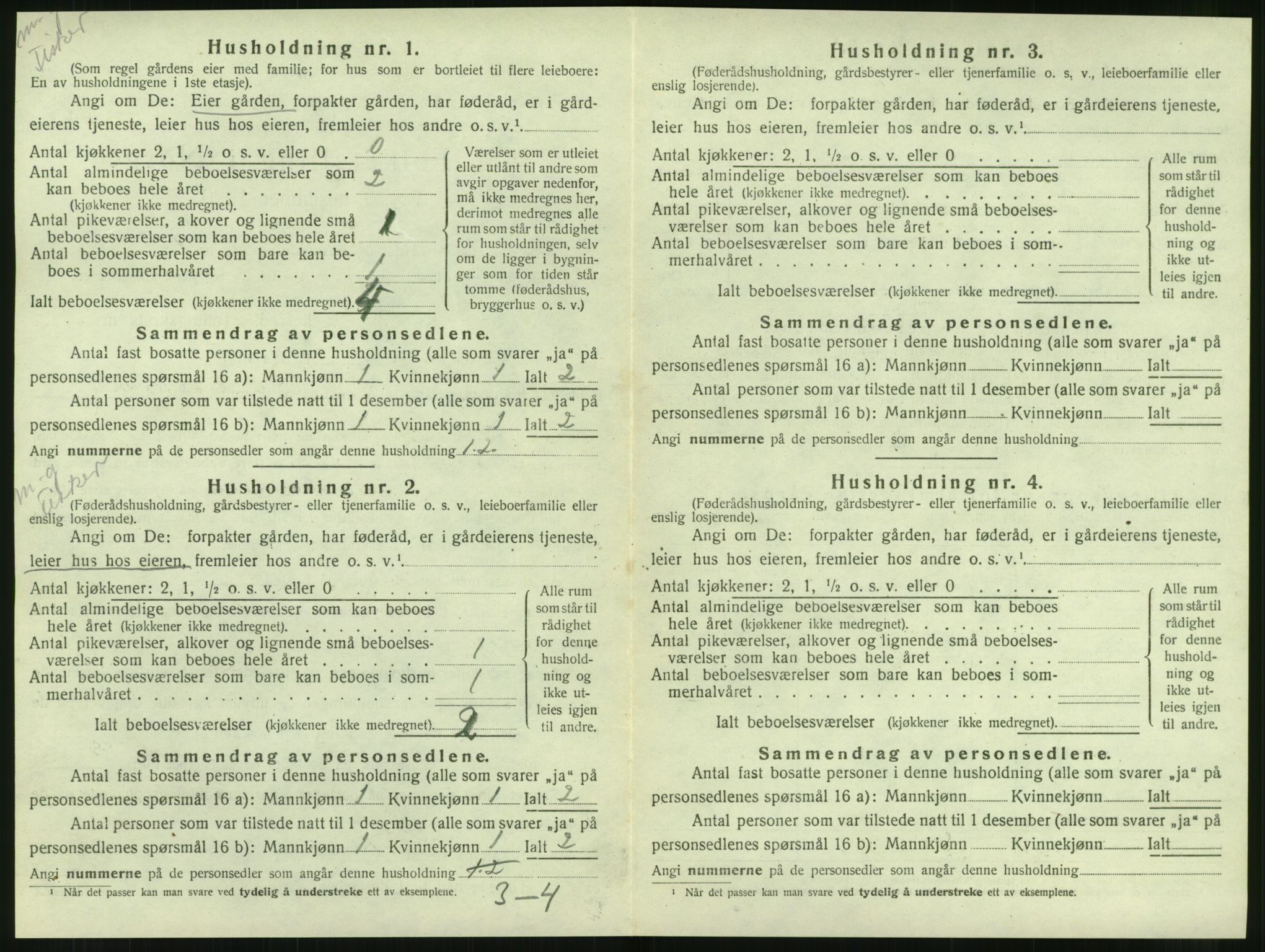 SAT, 1920 census for Leirfjord, 1920, p. 130