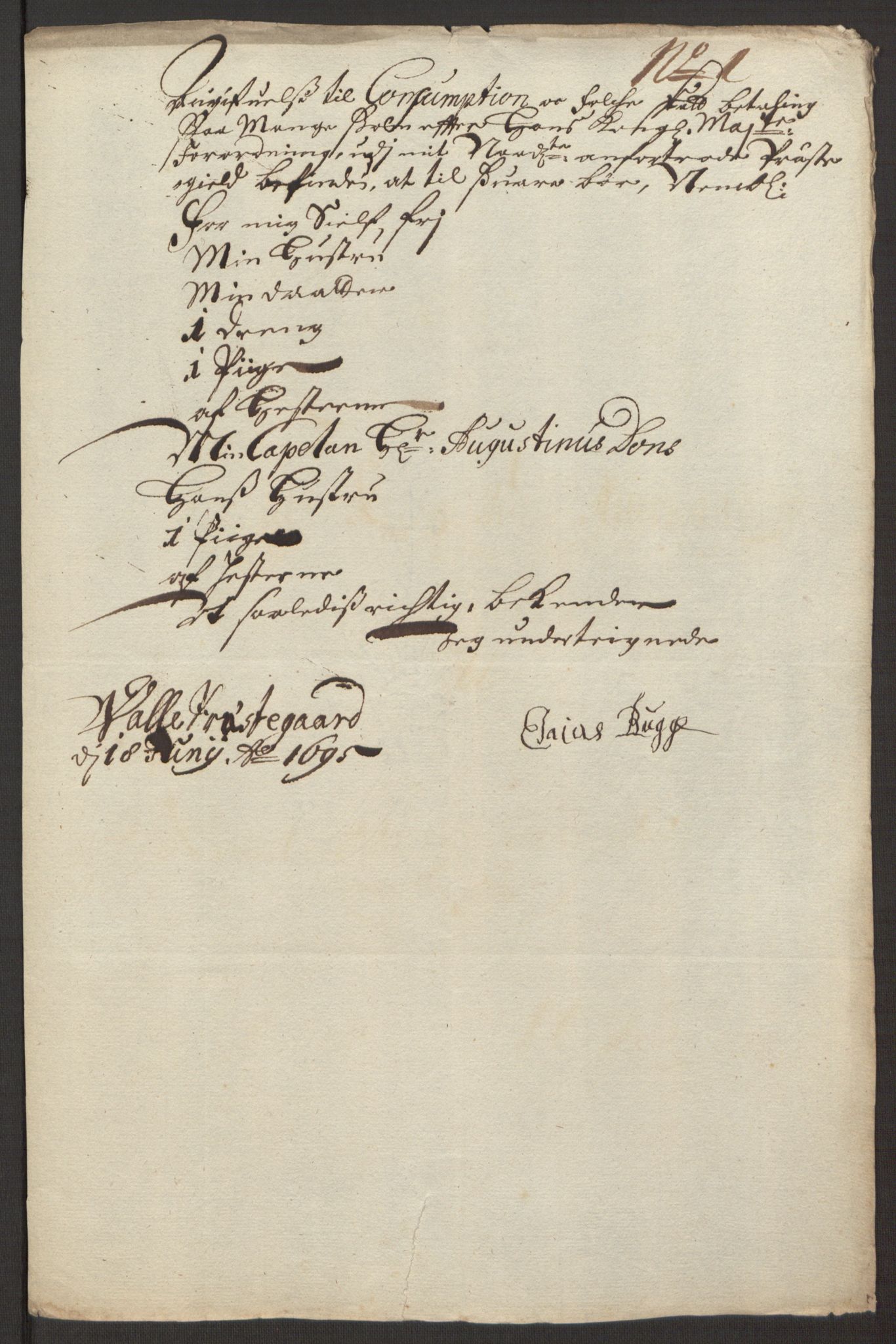 Rentekammeret inntil 1814, Reviderte regnskaper, Fogderegnskap, AV/RA-EA-4092/R40/L2444: Fogderegnskap Råbyggelag, 1693-1696, p. 237