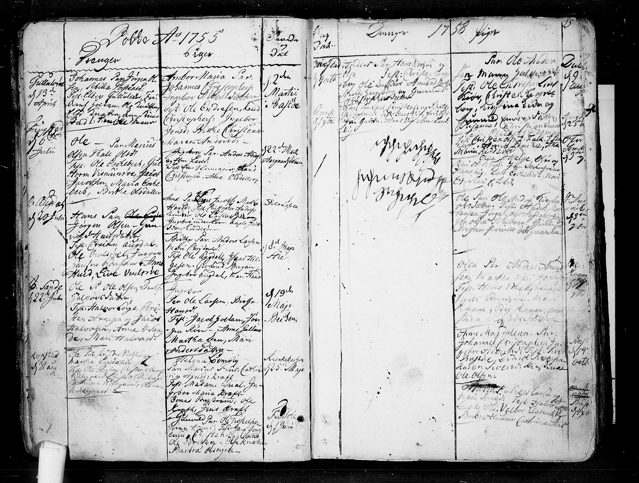 Borre kirkebøker, AV/SAKO-A-338/F/Fa/L0002: Parish register (official) no. I 2, 1752-1806, p. 8b-15a