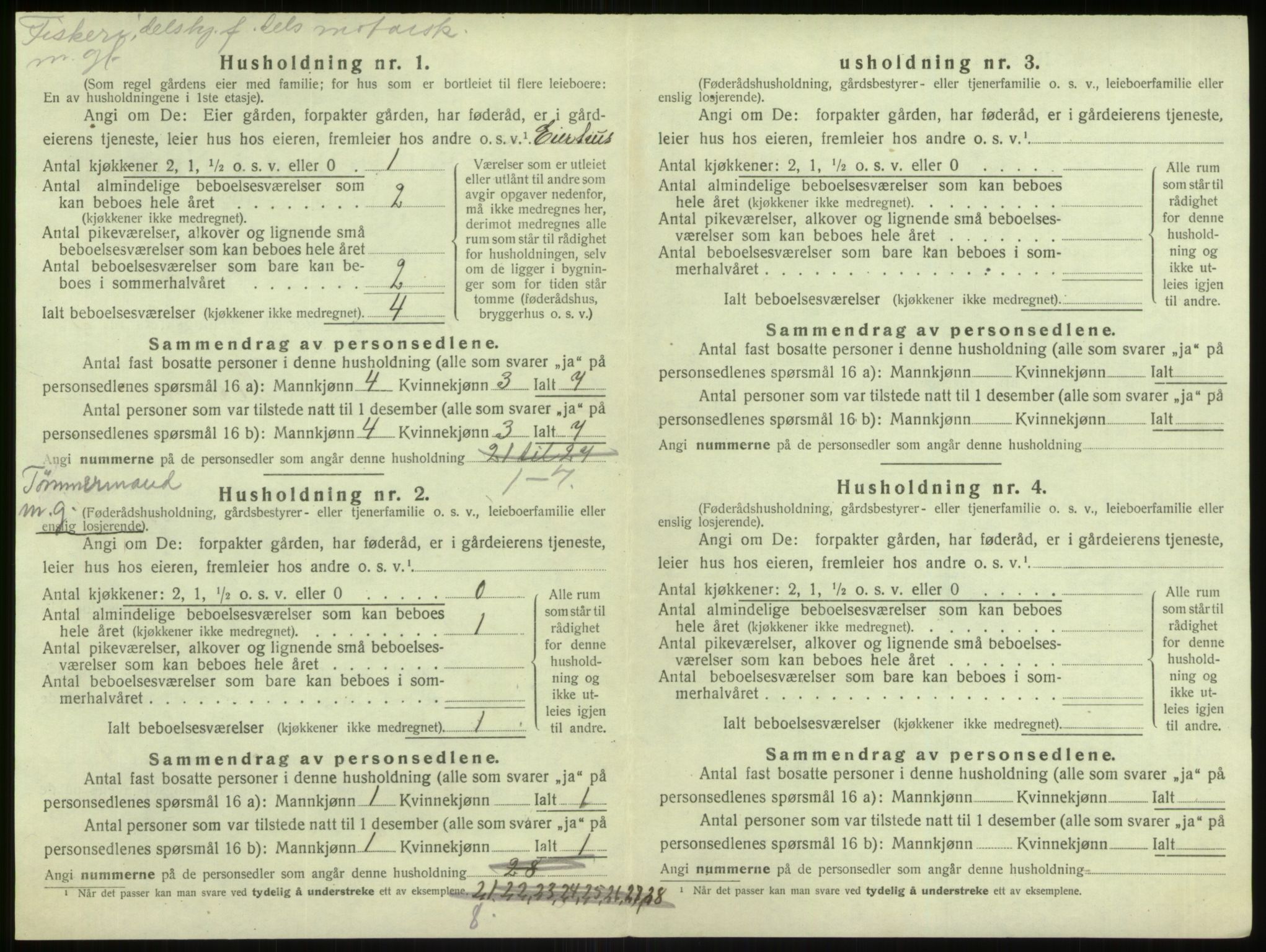 SAB, 1920 census for Hjelme, 1920, p. 272