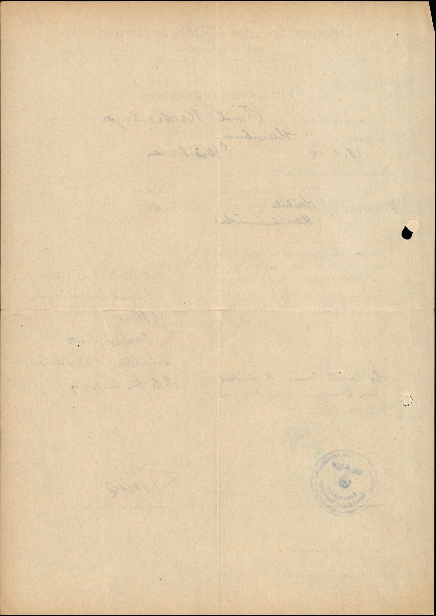 Forsvarets Overkommando. 2 kontor. Arkiv 11.4. Spredte tyske arkivsaker, AV/RA-RAFA-7031/D/Dar/Darb/L0015: Reichskommissariat - NSDAP in Norwegen, 1938-1945, p. 704